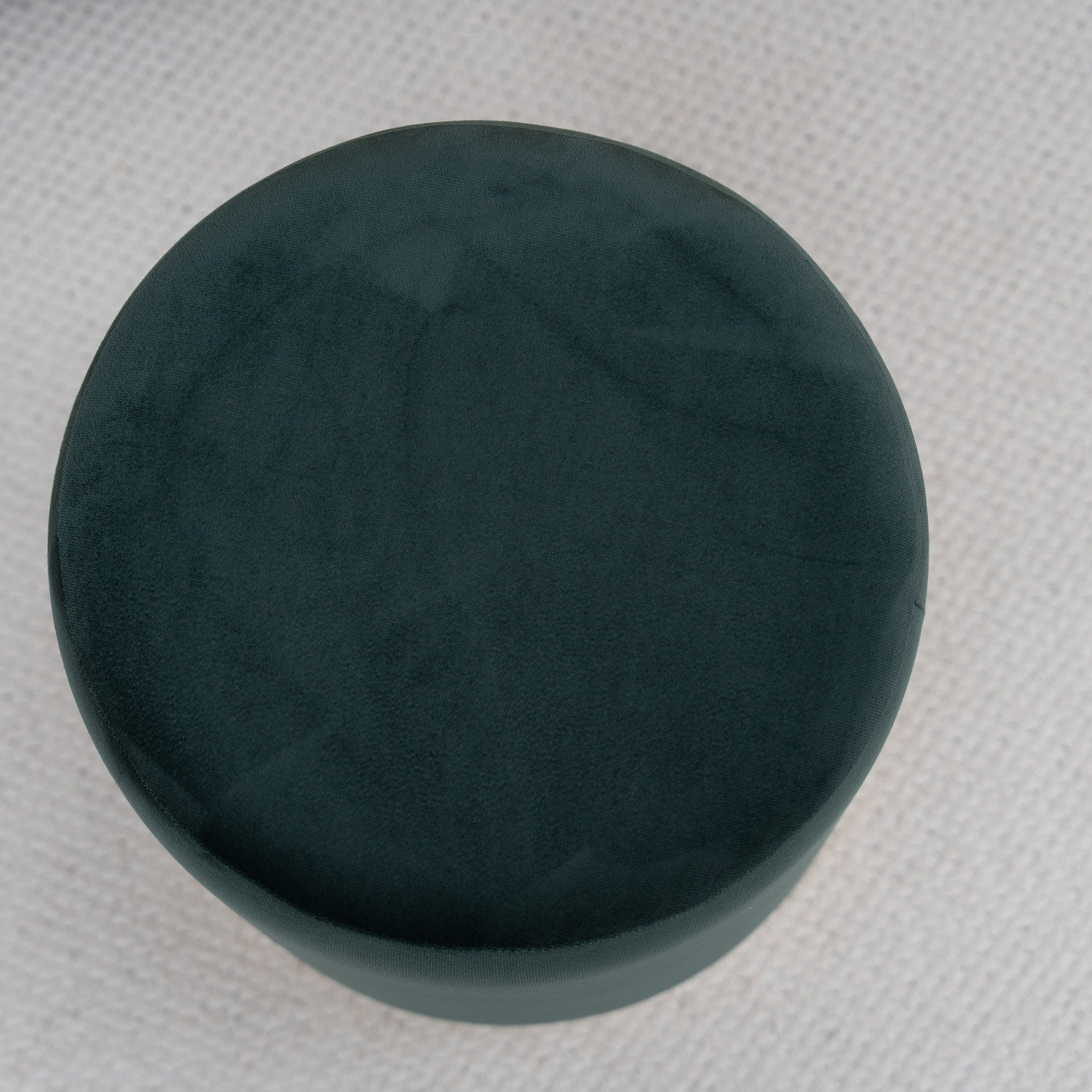 Kiva Velvet Fabric Round Ottoman-hbxlivingroom-sofasandarmchairs-ottomansandfootstools-image-3