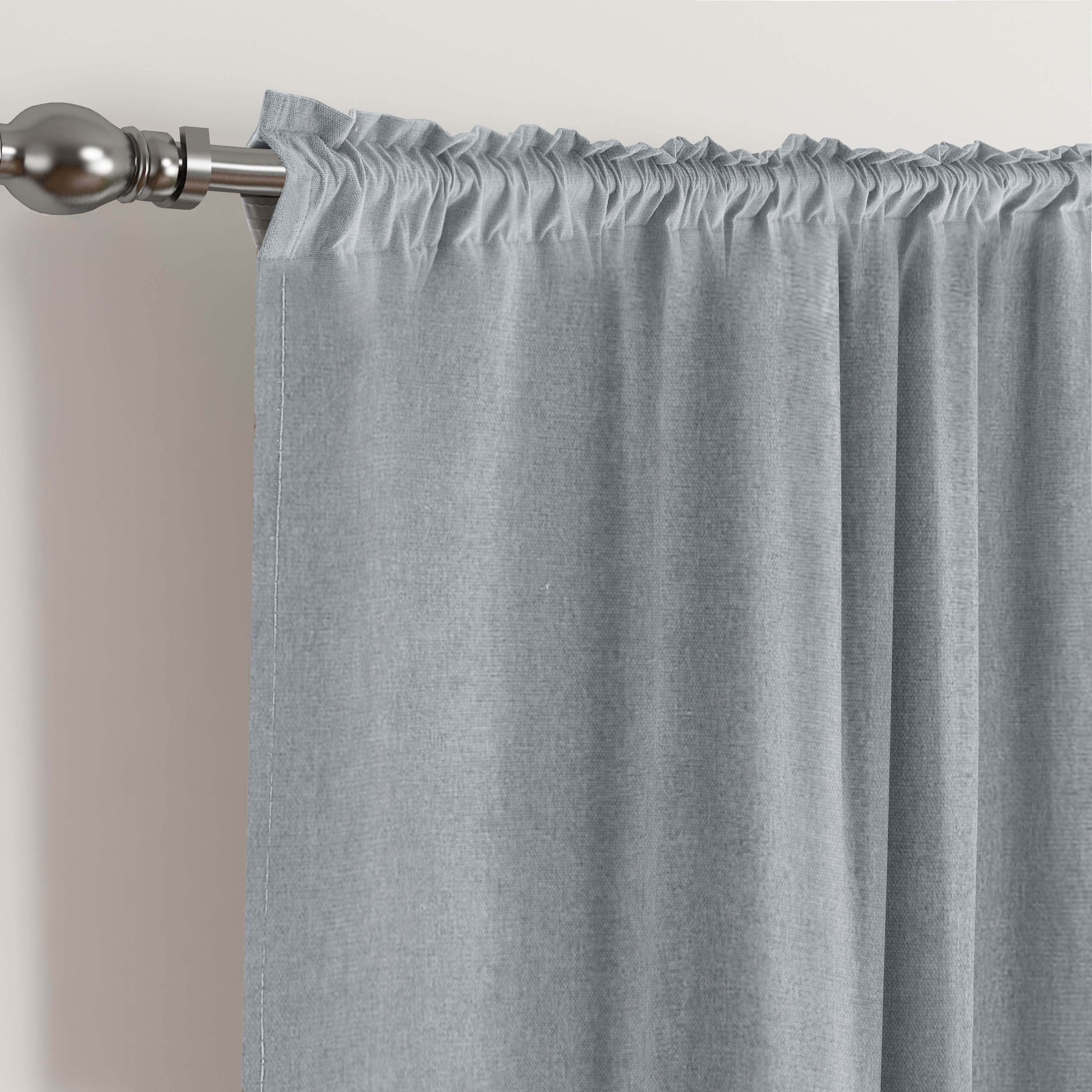 Bristol Shay Extra Long Blackout Single Curtain - 140x320 cm-hbxbedroom-windowcoverings-curtains-image-2