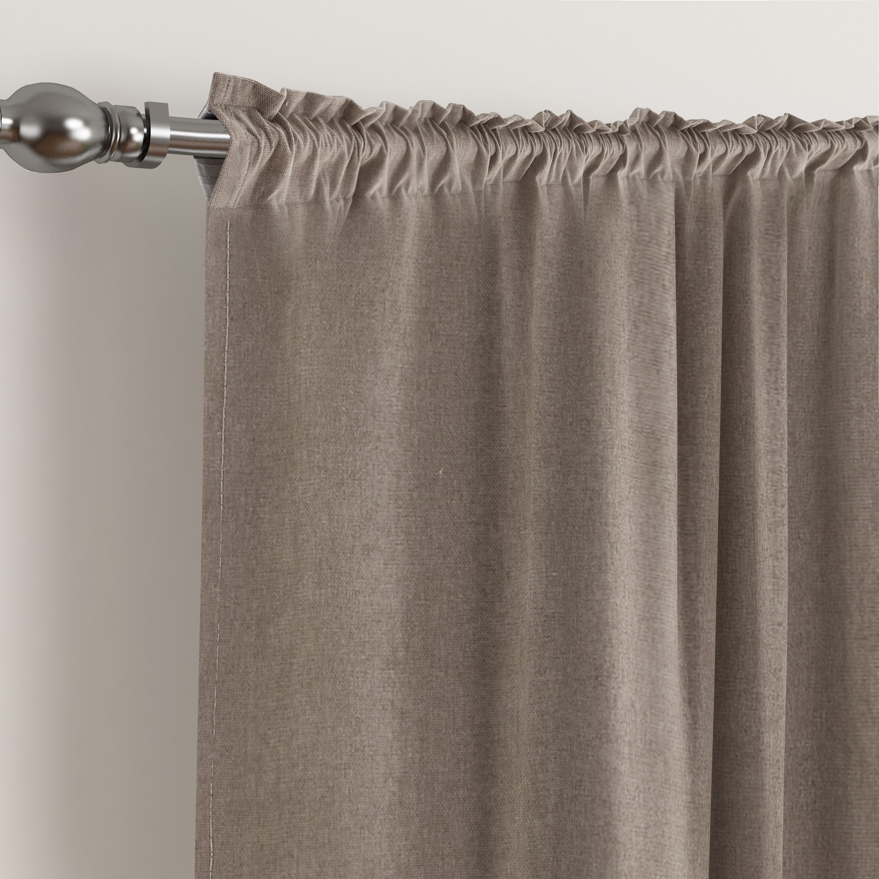 Bristol Shay Extra Long Blackout Single Curtain - 140x320 cm-hbxbedroom-windowcoverings-curtains-image-2