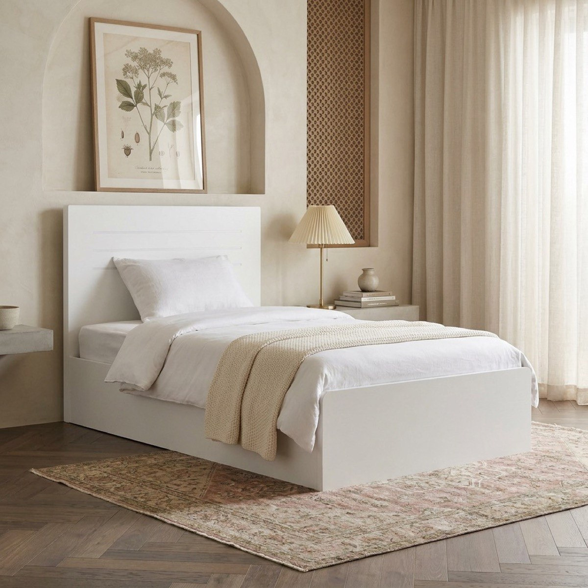 Frankfurt Patara Twin Bed - 120x200 cm-hbxbedroom-bedsandbedsets-beds-twin-image-1