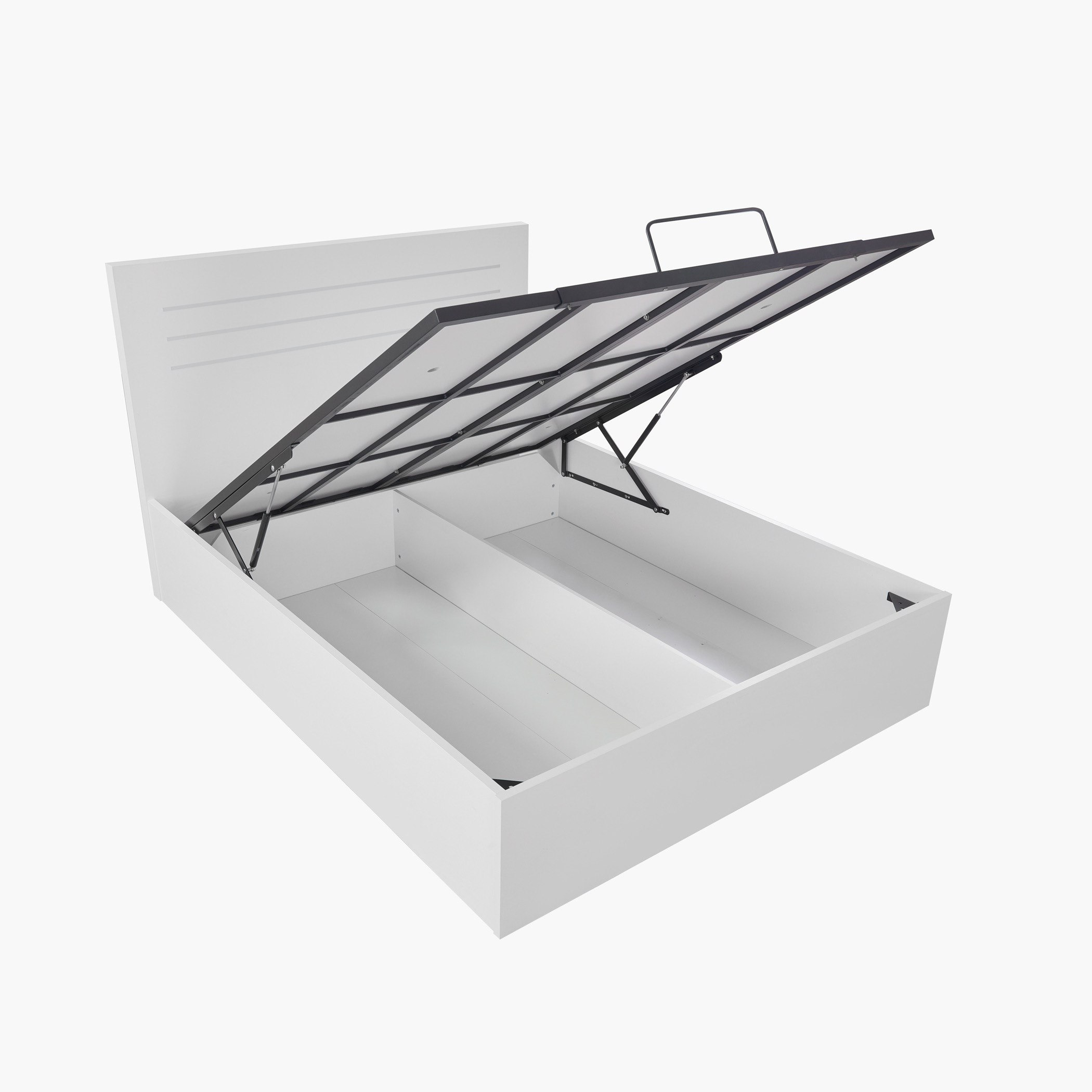 Frankfurt Patara Hydraulic Storage Queen Bed - 160x200 cm-hbxbedroom-bedsandbedsets-beds-queen-image-5