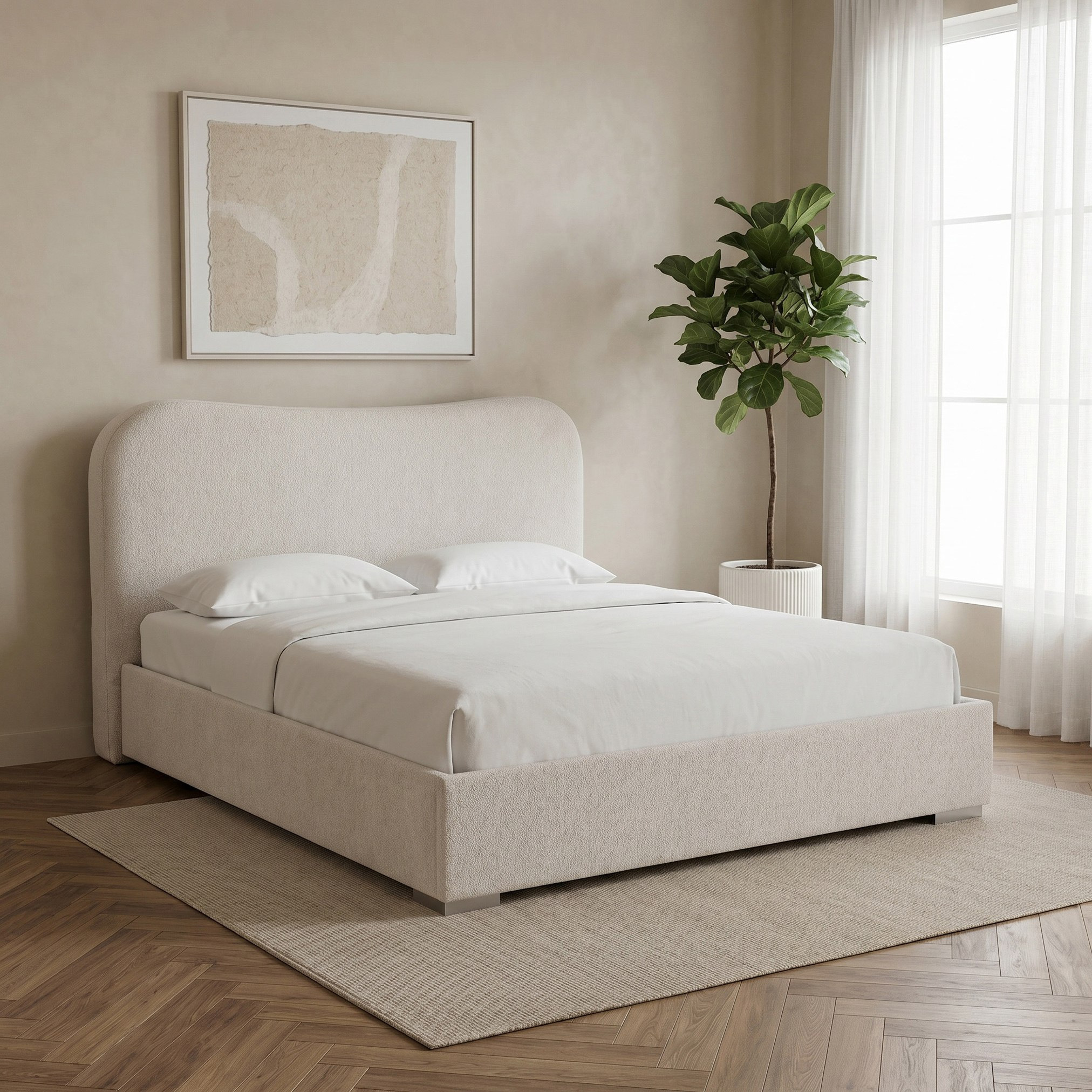 Andrea 5-Piece King Bedroom Set - 180x200 cm-hbxbedroom-bedsandbedsets-bedroomsets-king-image-2