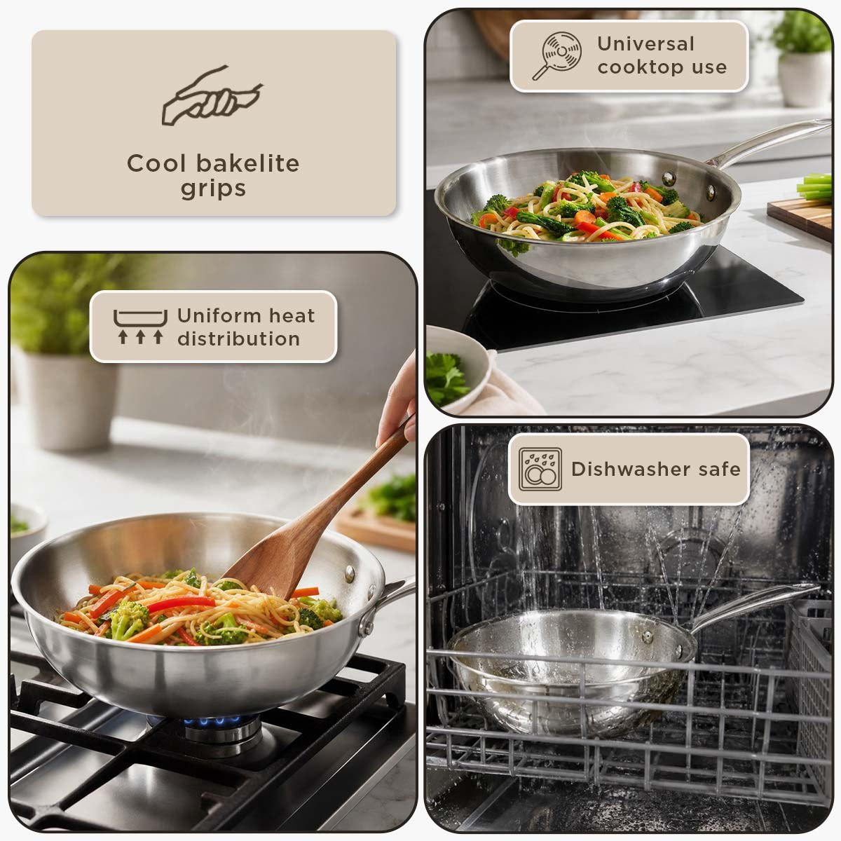 Glisten Mini Triply Wok - 18 cm-hbxhomeware-hbxkitchen-image-6