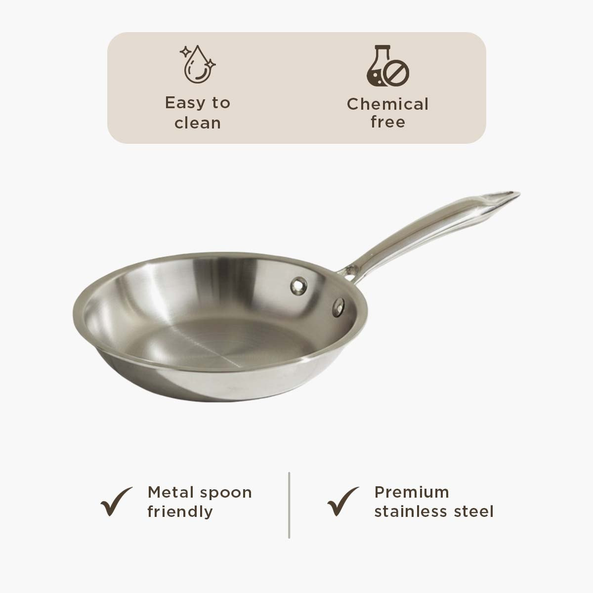 Glisten Mini Triply Fry Pan - 16 cm-hbxhomeware-hbxkitchen-image-5