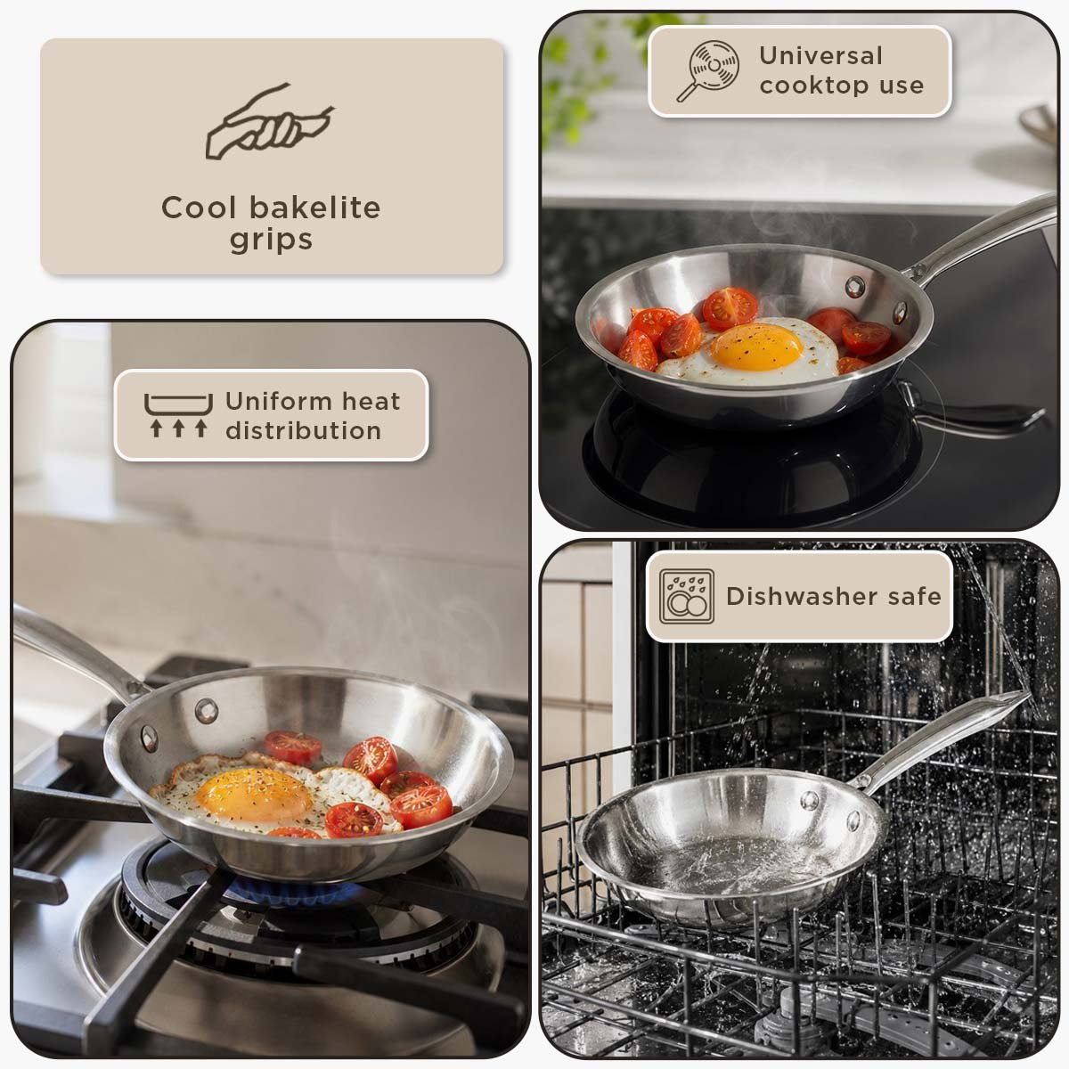 Glisten Mini Triply Fry Pan - 16 cm-hbxhomeware-hbxkitchen-image-6