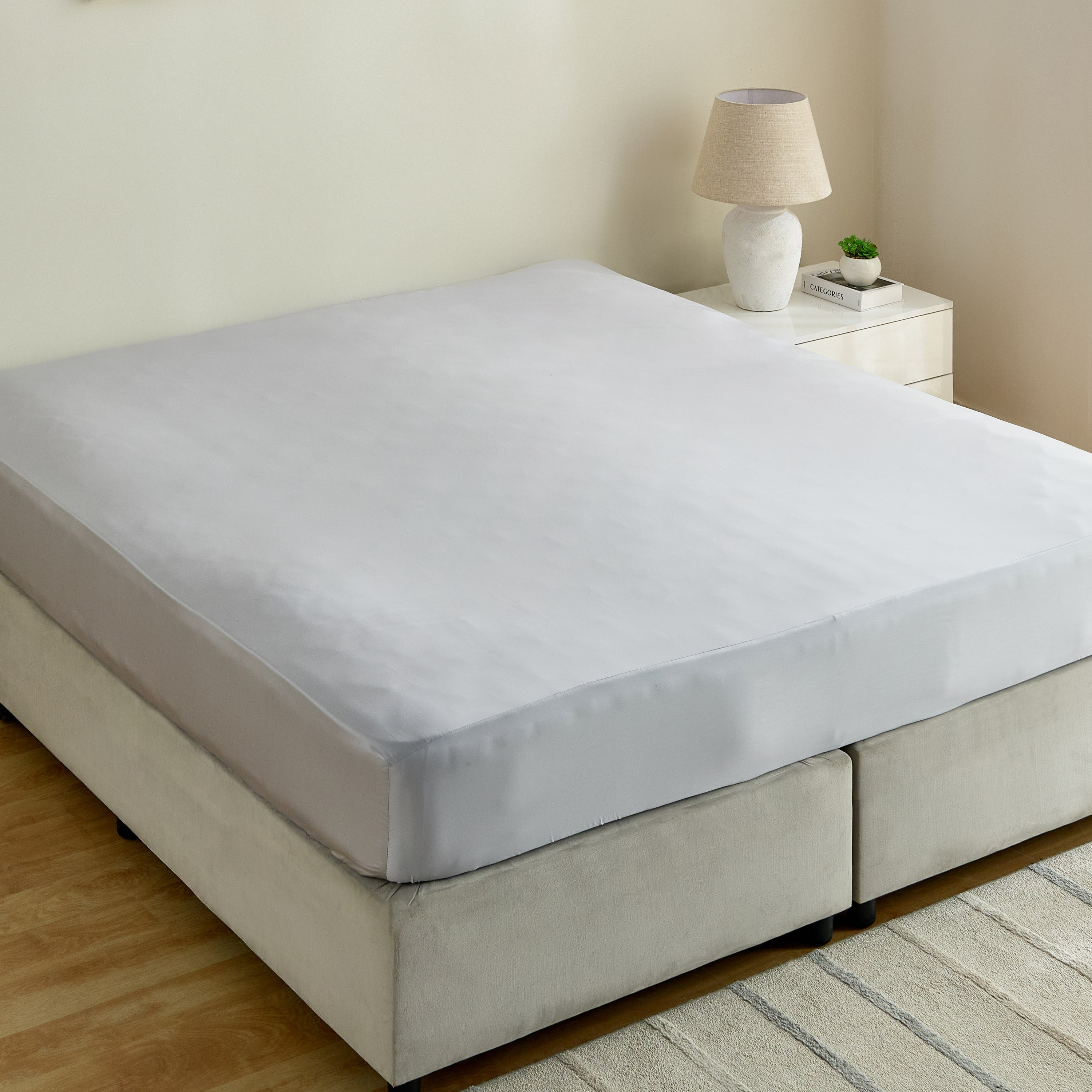 طقم لحاف كينج تنسل 7 قطع بعدد خيوط 300 وطبعات مارفيلا من تنسل بليس - 220x240 سم-hbxhomeware-hbxbedroom-image-5