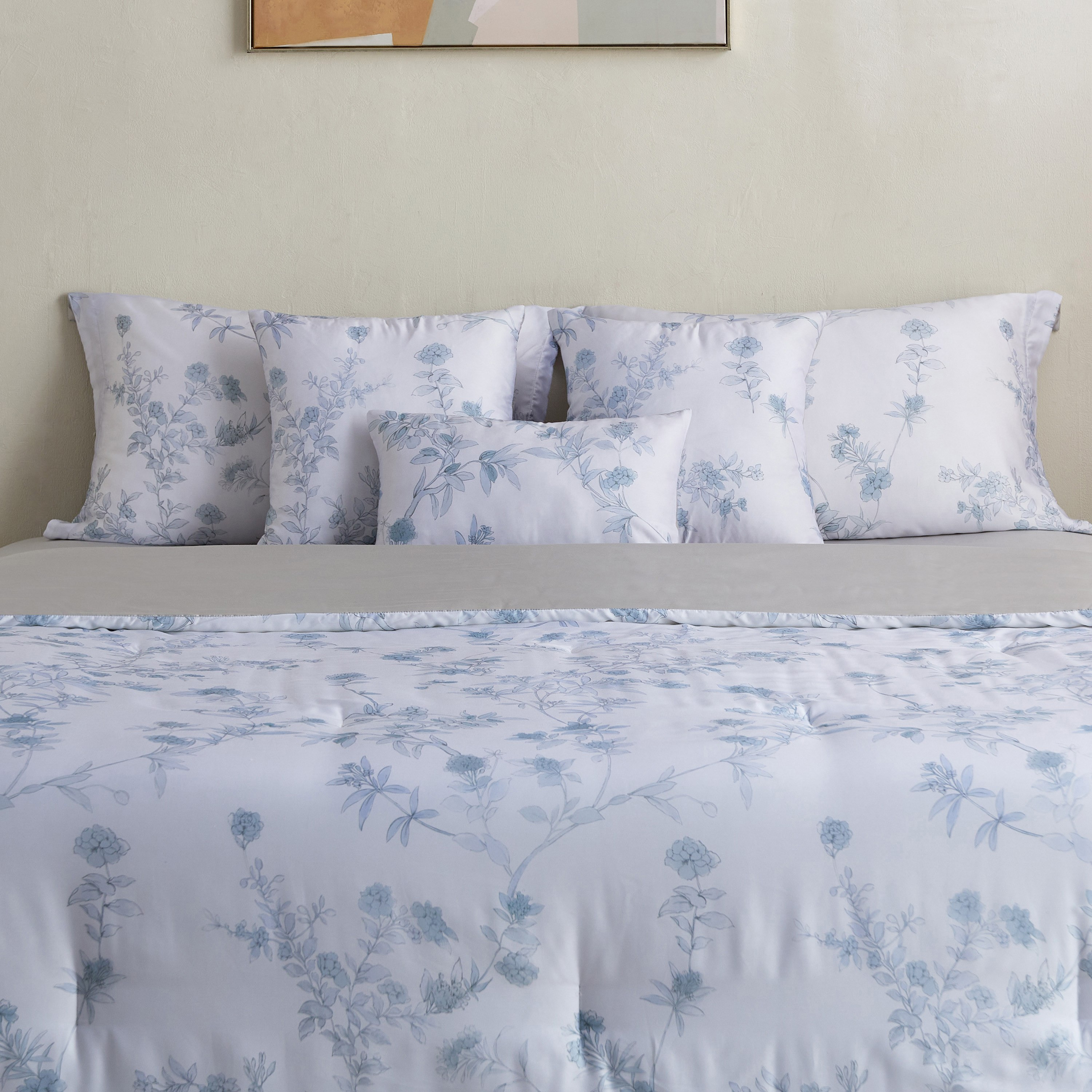 طقم لحاف سوبر كينج تنسل 7 قطع بعدد خيوط 300 مارفيلا من تنسل بليس - 240x260 سم-hbxhomeware-hbxbedroom-image-2