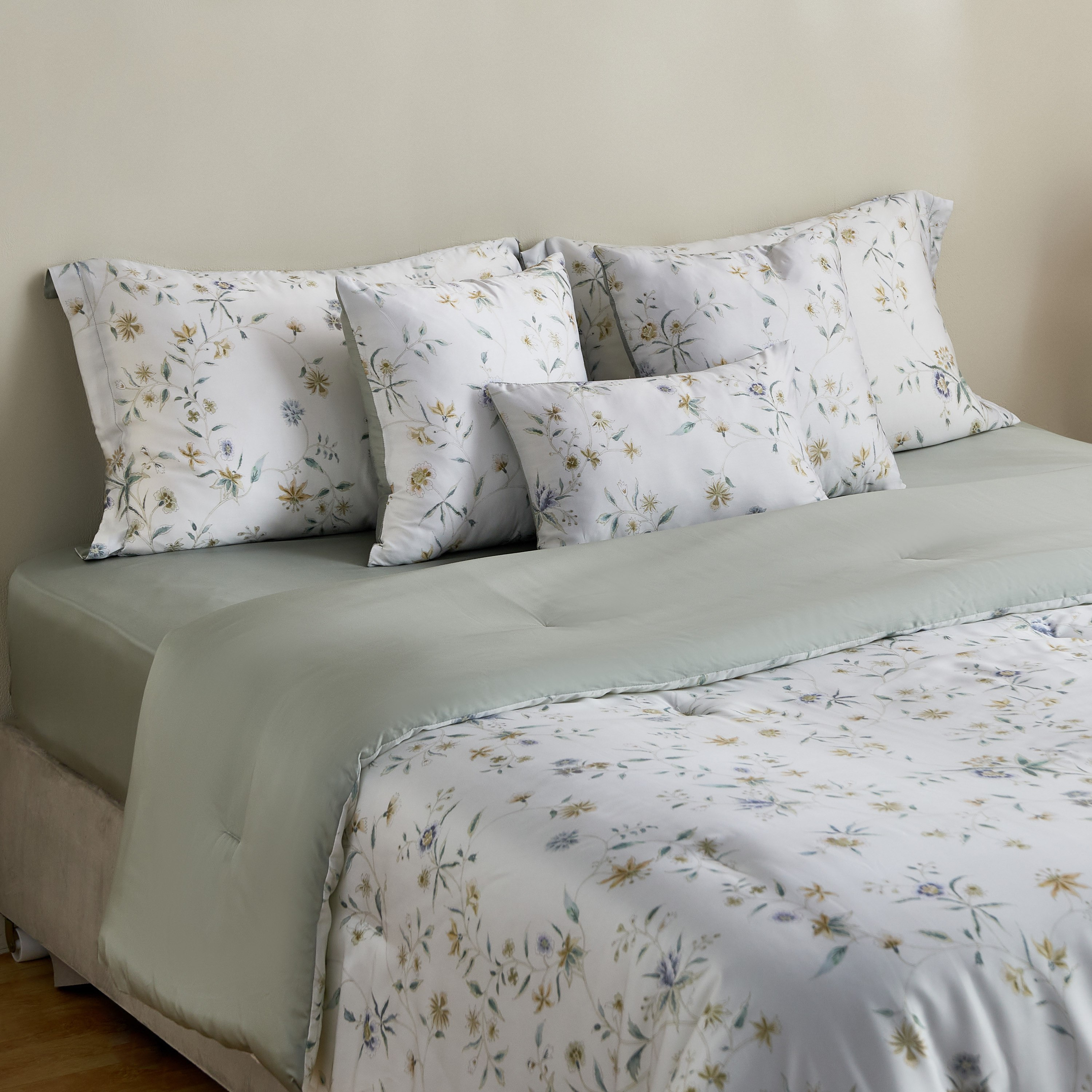 طقم لحاف سوبر كينج تنسل 7 قطع بعدد خيوط 300 بيتالاين من تنسل بليس - 240x260 سم-hbxhomeware-hbxbedroom-image-1