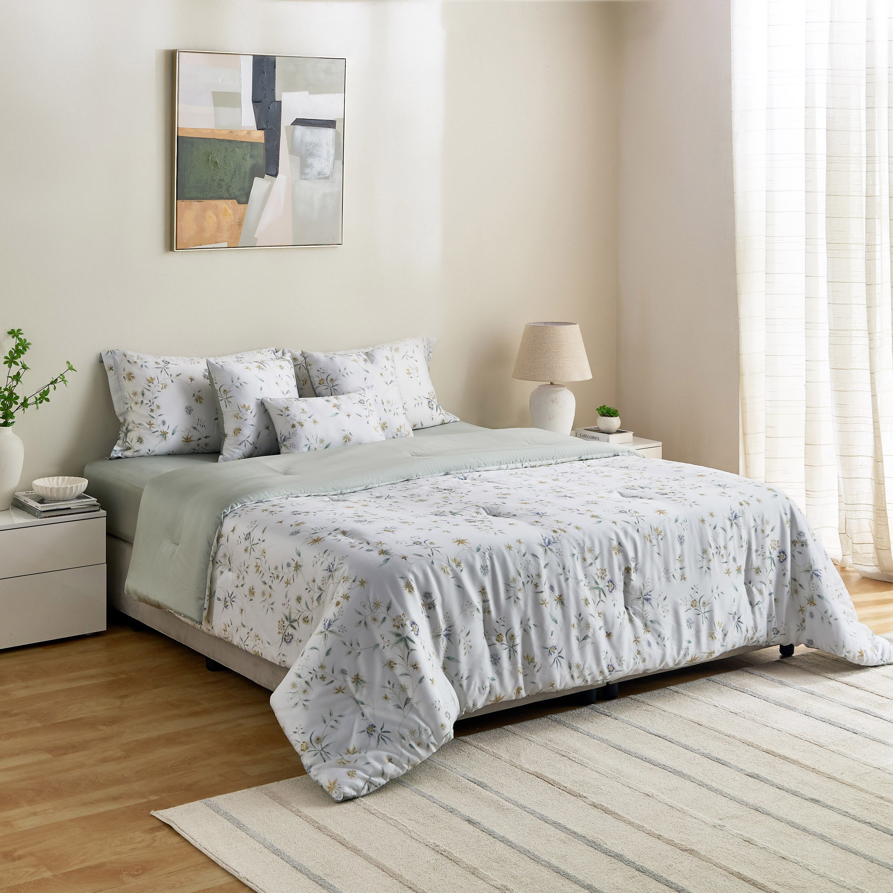 طقم لحاف سوبر كينج تنسل 7 قطع بعدد خيوط 300 بيتالاين من تنسل بليس - 240x260 سم-hbxhomeware-hbxbedroom-image-10