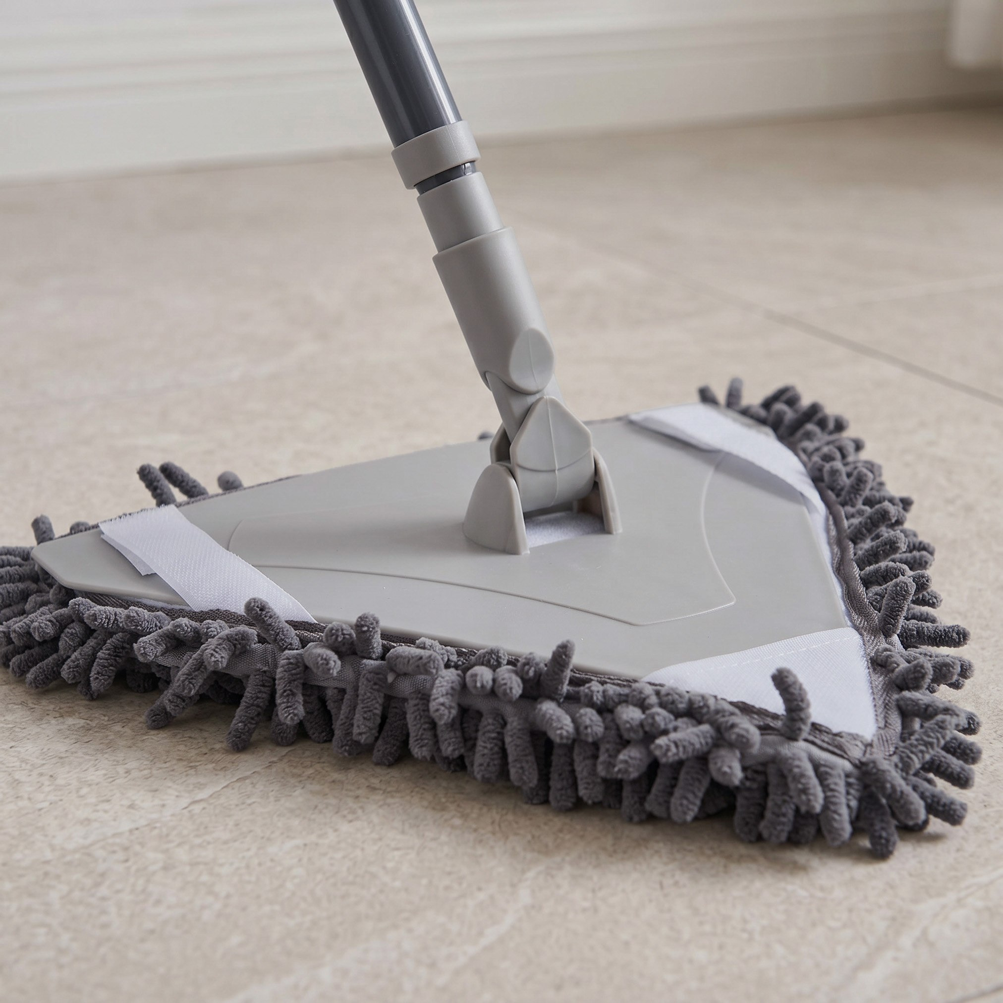Primo Triangle Head Chenille Mop - 33x33x68 cm-hbxbathroom-laundry-cleaningaccessories-image-2