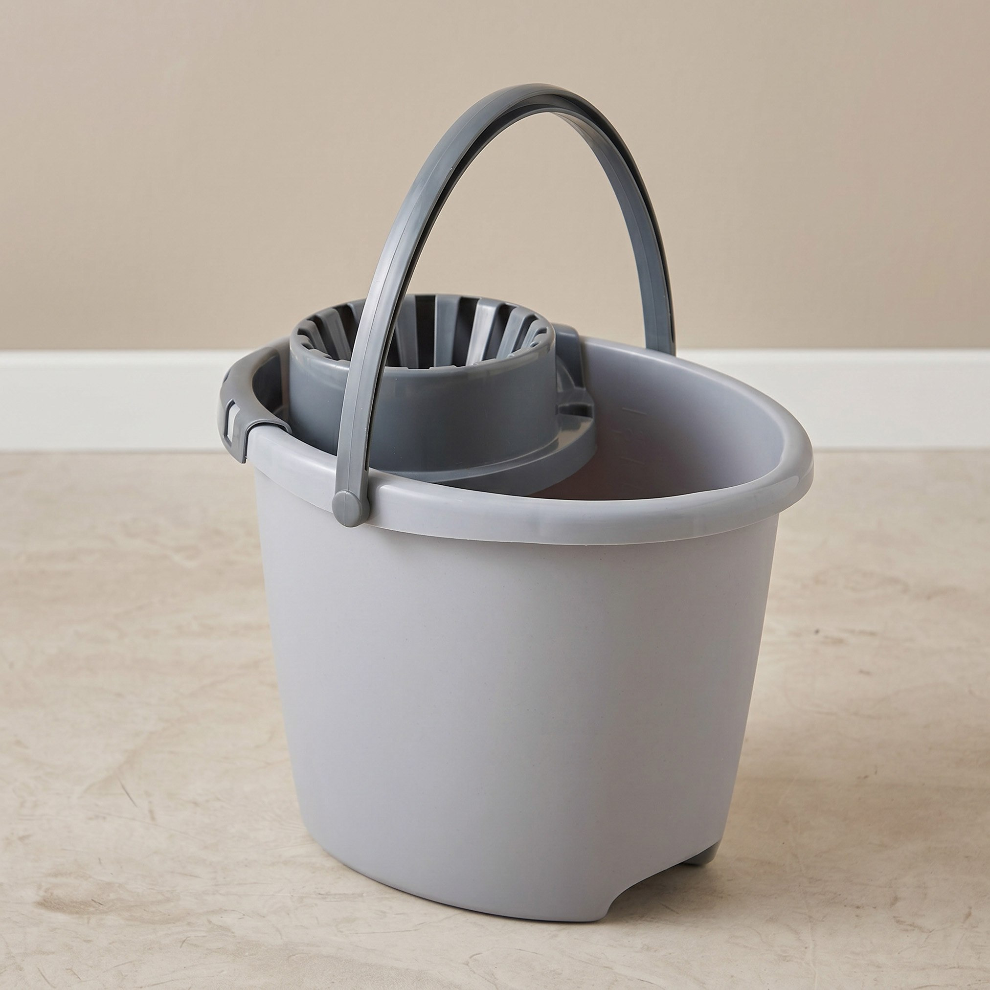 Primo Mop Bucket with Wringer - 36x29.5x30.5 cm-hbxbathroom-laundry-cleaningaccessories-image-1