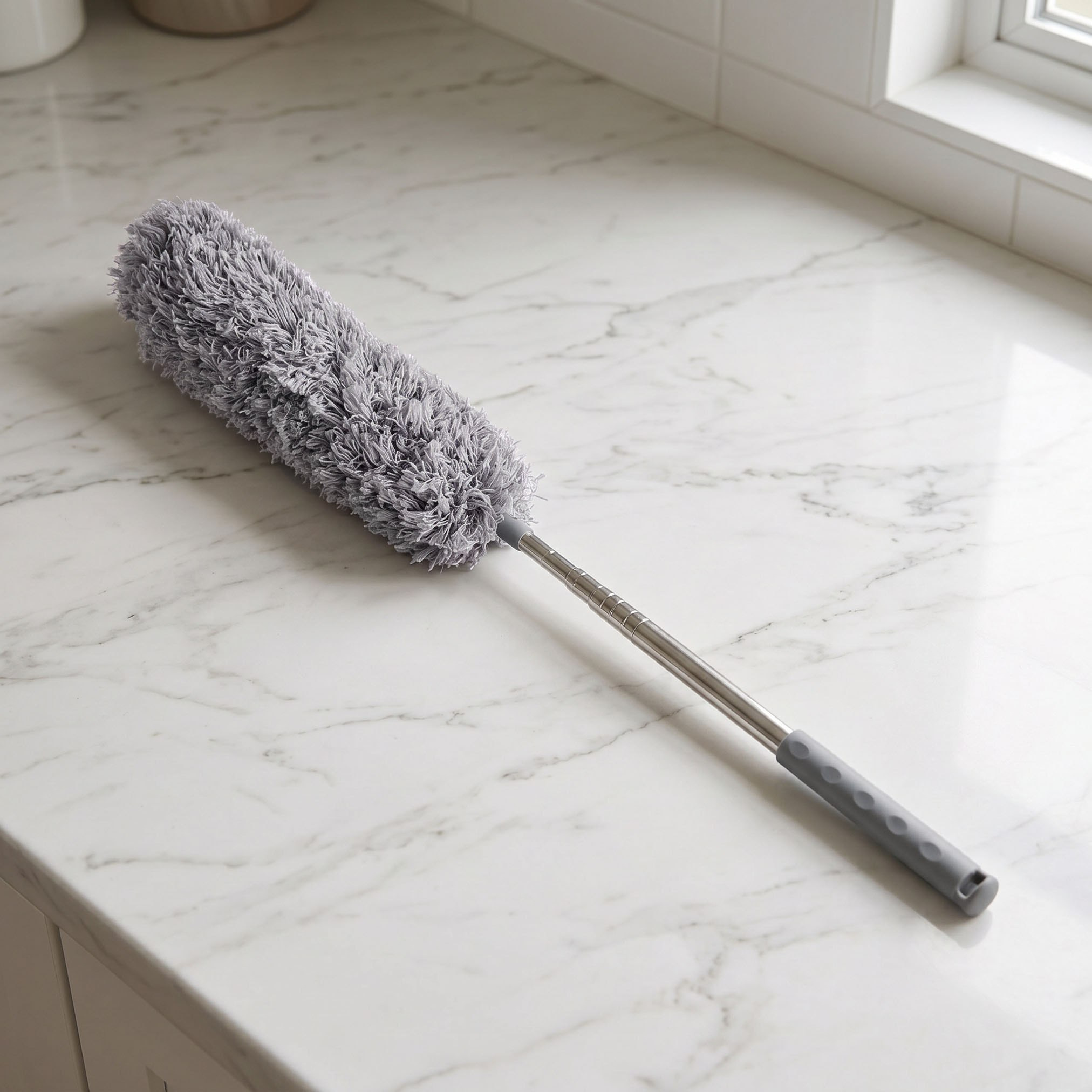 Primo Telescopic Microfibre Duster - 7x7x59 cm-hbxbathroom-laundry-cleaningaccessories-image-1
