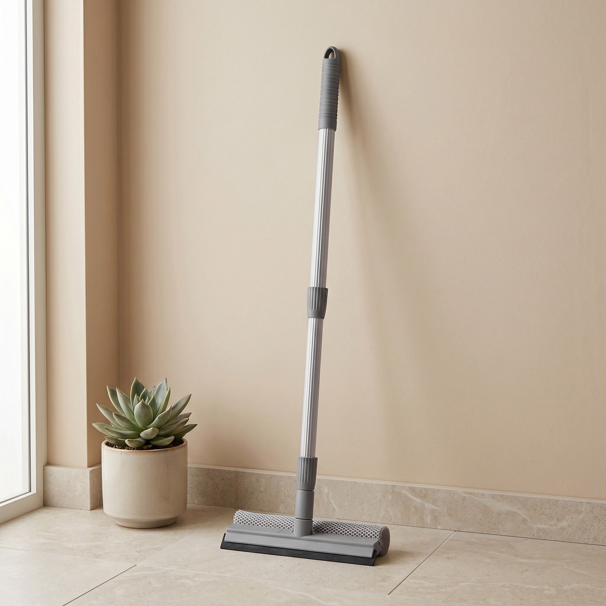 Primo Telescopic Handle Window Squeegee - 20.5x45-72 cm-hbxbathroom-laundry-cleaningaccessories-image-1