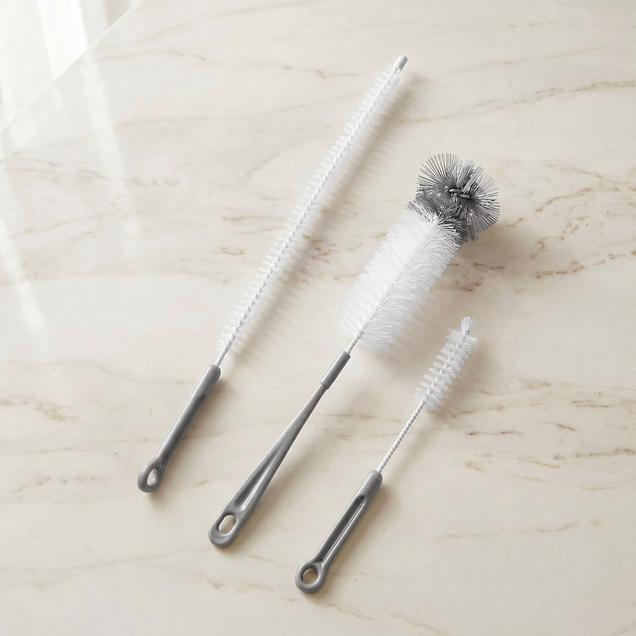 Primo 3-Piece Bottle Cleaning Brush Set-hbxbathroom-laundry-cleaningaccessories-image-1