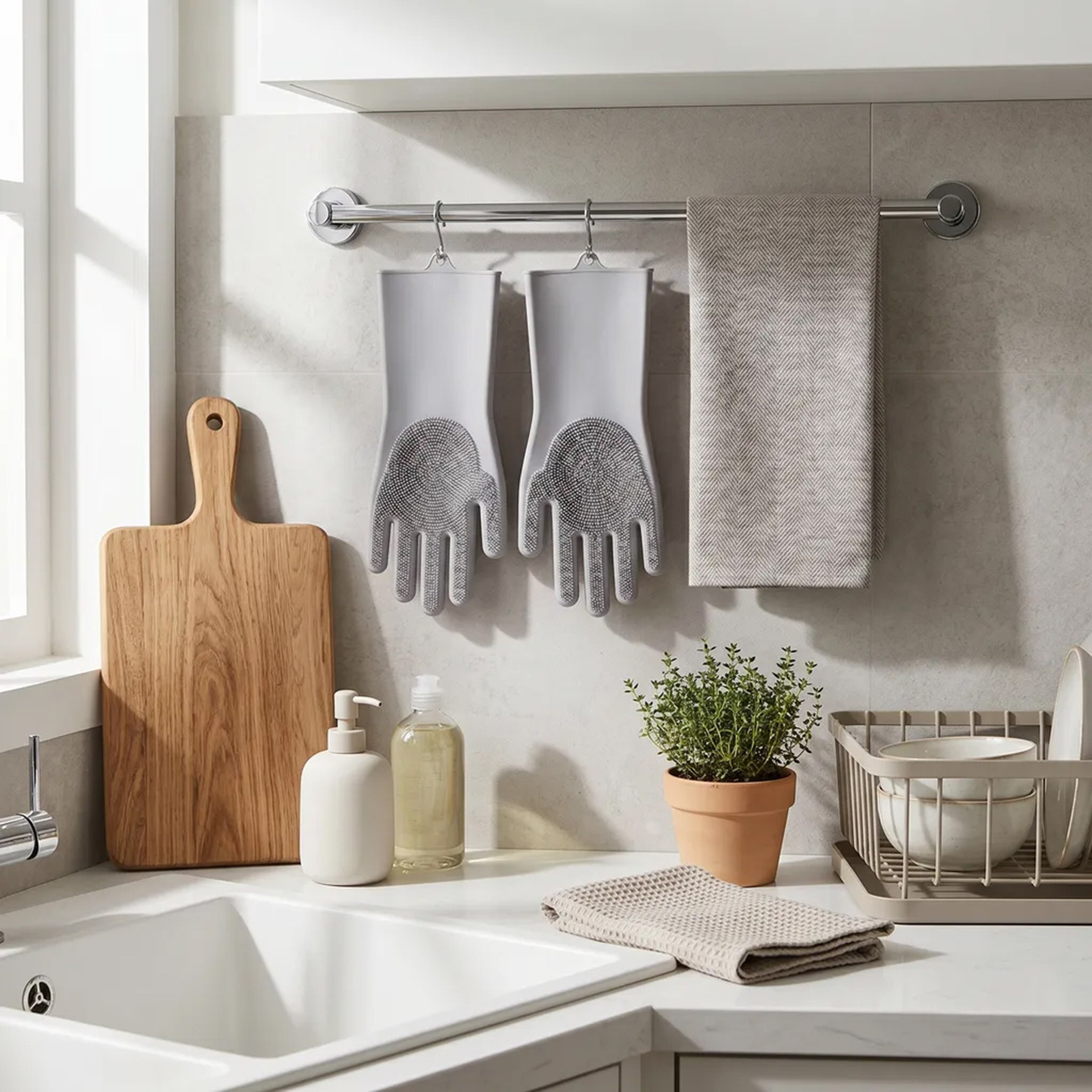 Primo Silicon Gloves - 35x16 cm-hbxbathroom-laundry-cleaningaccessories-image-4