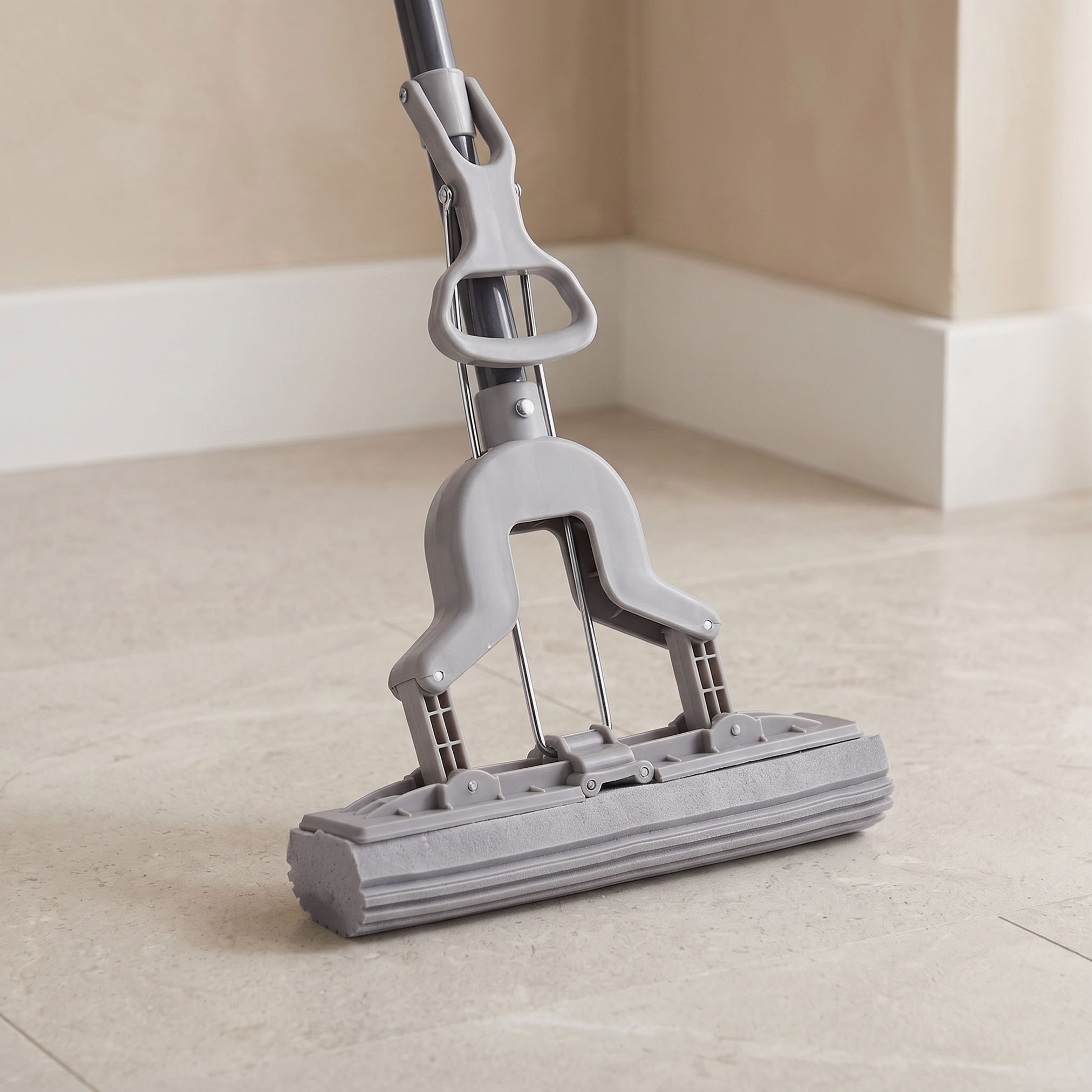 Primo Telescopic Sponge Squeeze Mop - 28x93.5x127 cm-hbxbathroom-laundry-cleaningaccessories-image-2