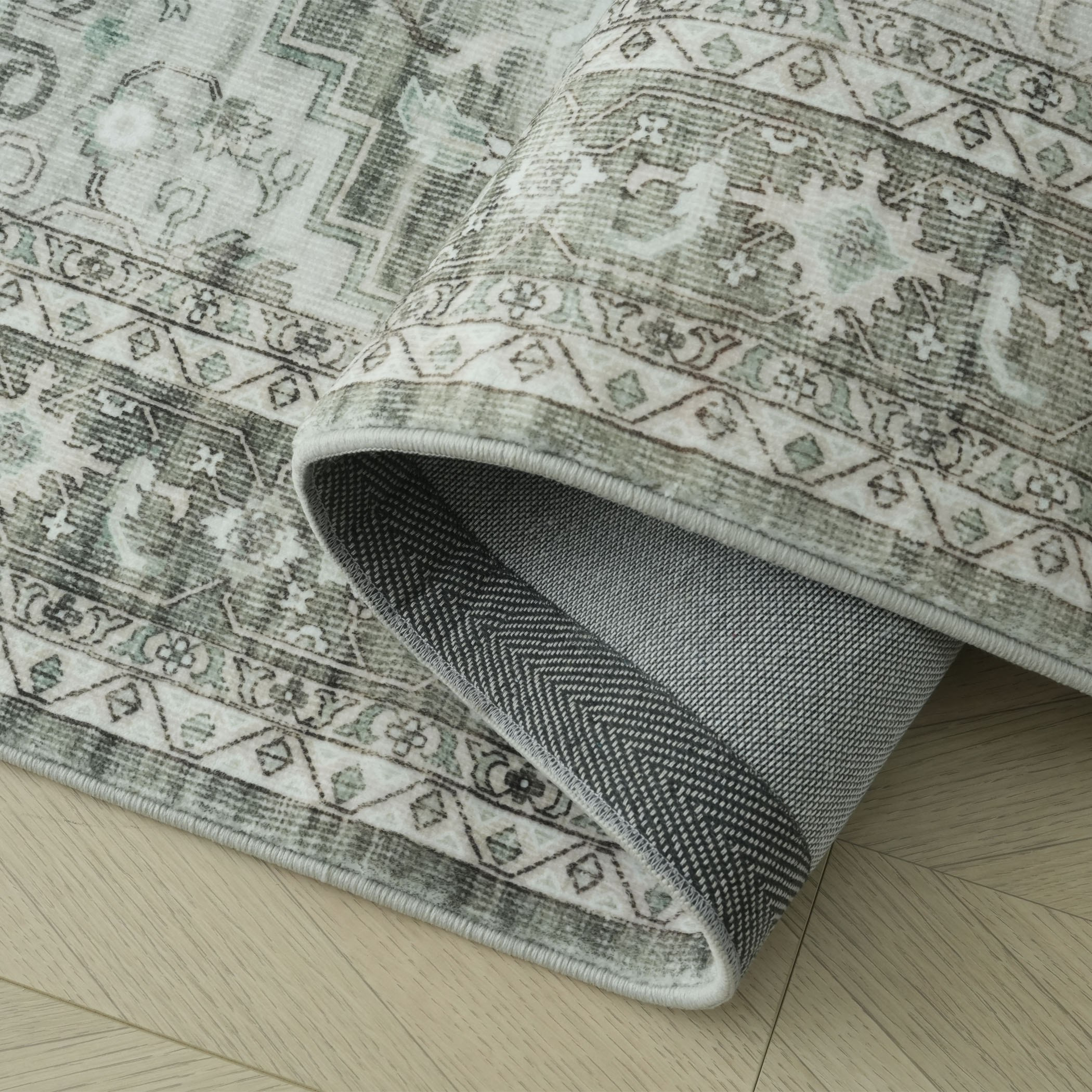 Bristol Classic Printed Microfibre Rug - 160x230 cm-hbxdecorandfurnishings-floorcoverings-rugs-image-3