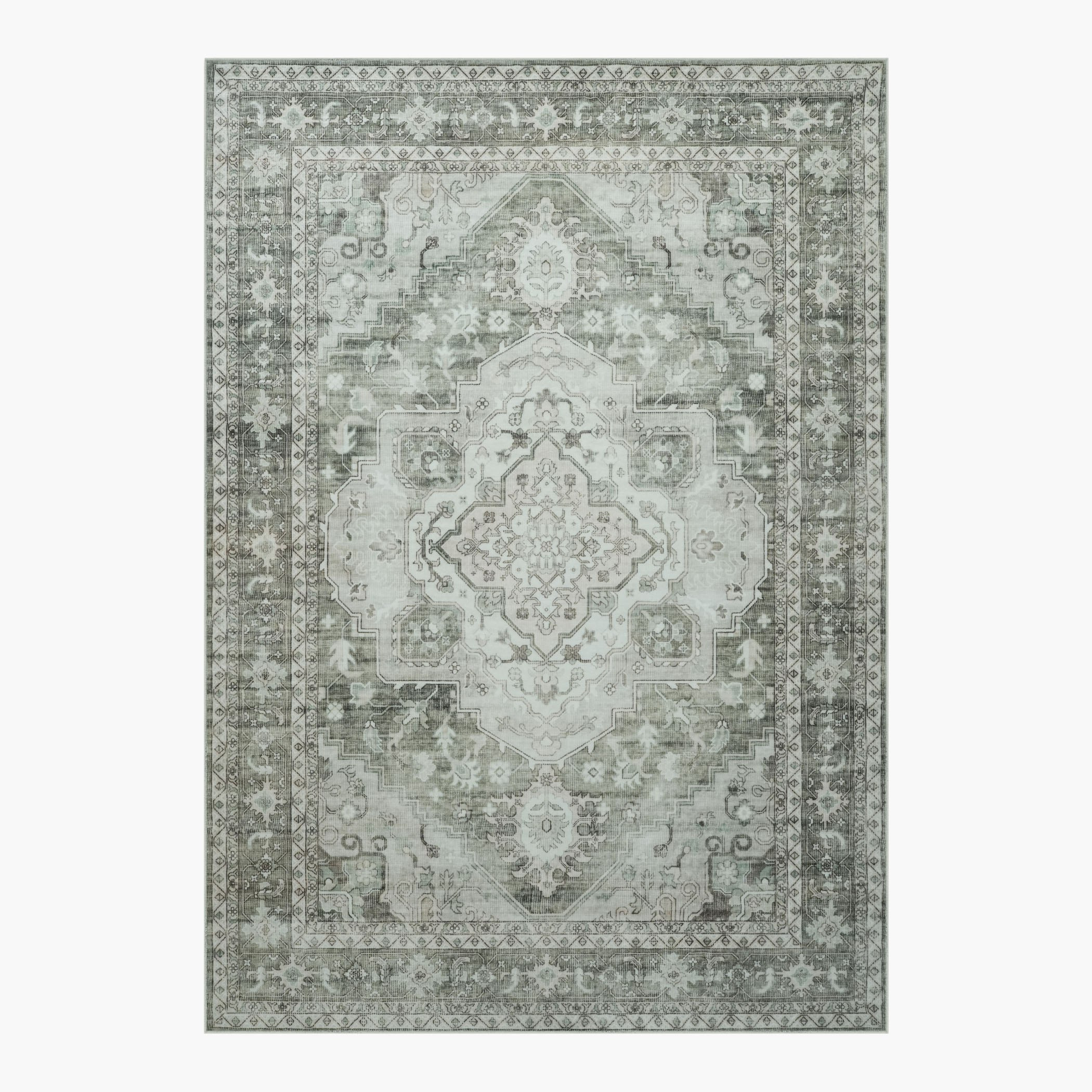 Bristol Classic Printed Microfibre Rug - 200x300 cm-hbxdecorandfurnishings-floorcoverings-rugs-image-2