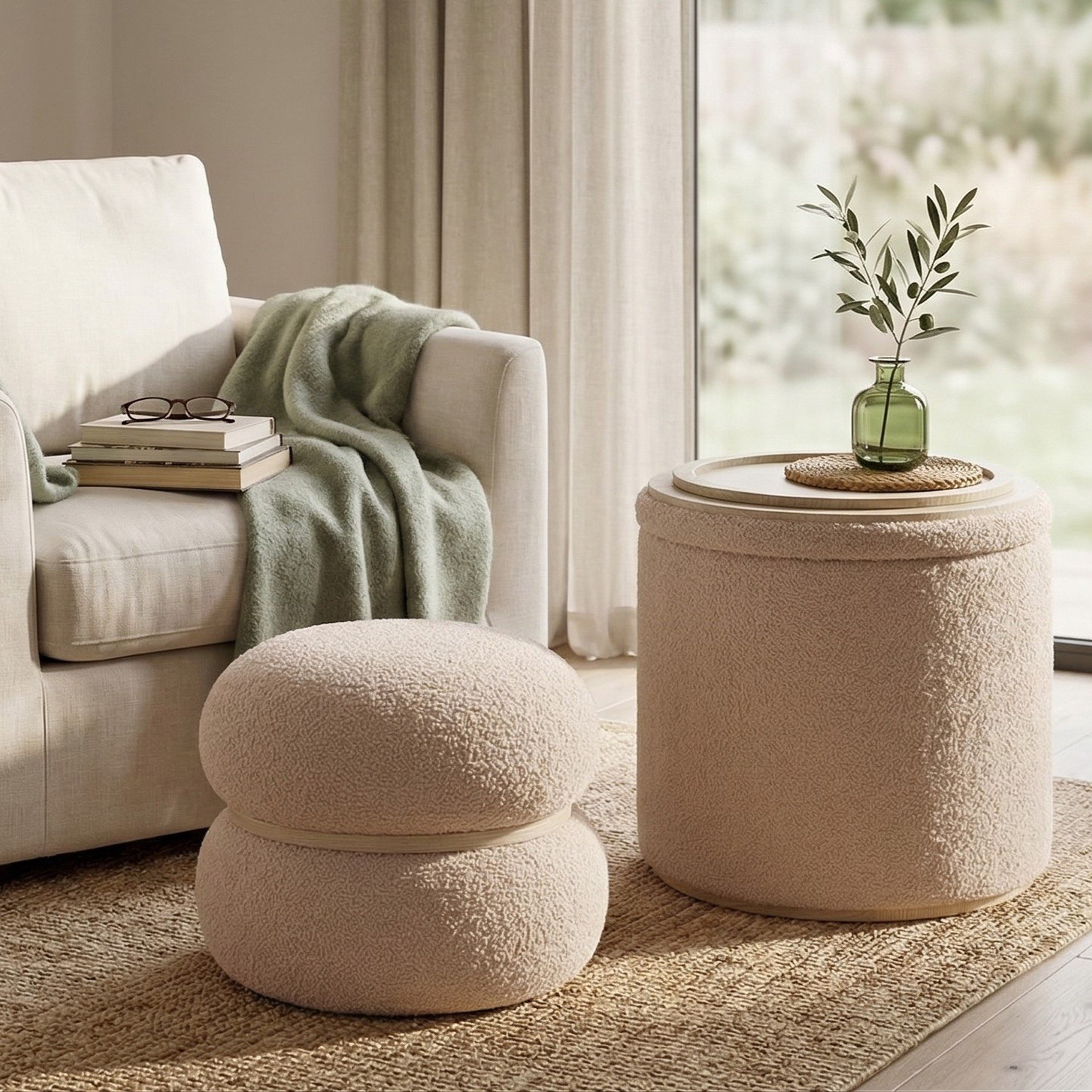 مقعد عثماني قماش من أمالفي - طقم من 2-hbxlivingroom-sofasandarmchairs-ottomansandfootstools-image-2