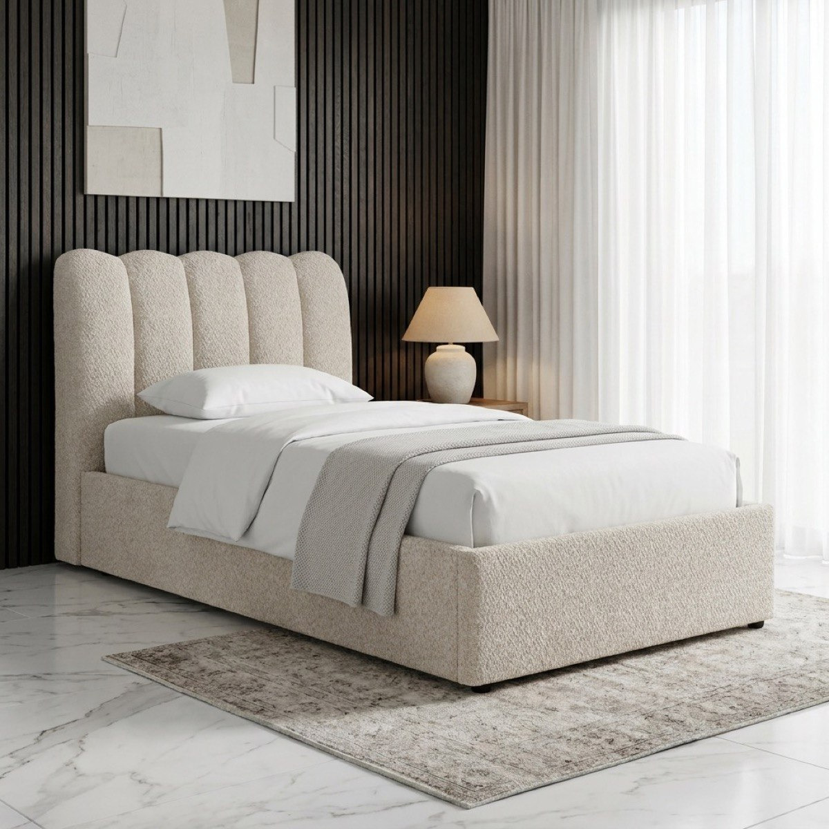 Hamburg Upholstered Twin Bed - 120x200 cm-hbxbedroom-bedsandbedsets-upholsteredbeds-twin-image-1
