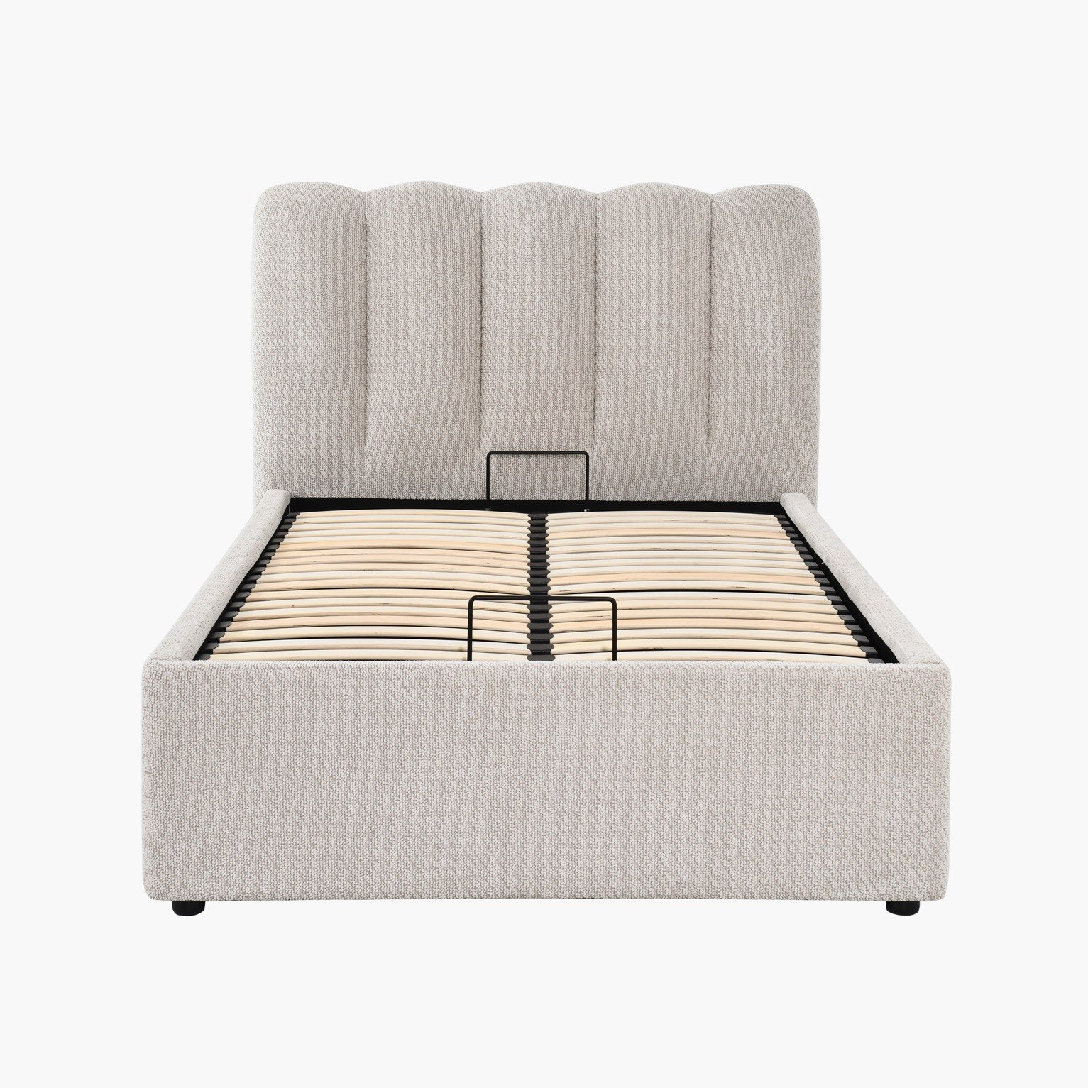 Hamburg Upholstered Hydraulic Storage Twin Bed - 120x200 cm-hbxbedroom-bedsandbedsets-upholsteredbeds-twin-image-2