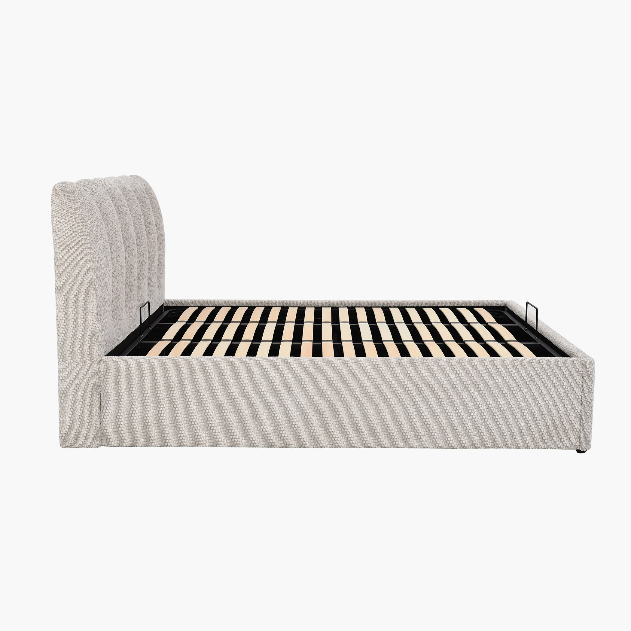 Hamburg Upholstered Hydraulic Storage Queen Bed - 160x200 cm-hbxbedroom-bedsandbedsets-beds-queen-image-6