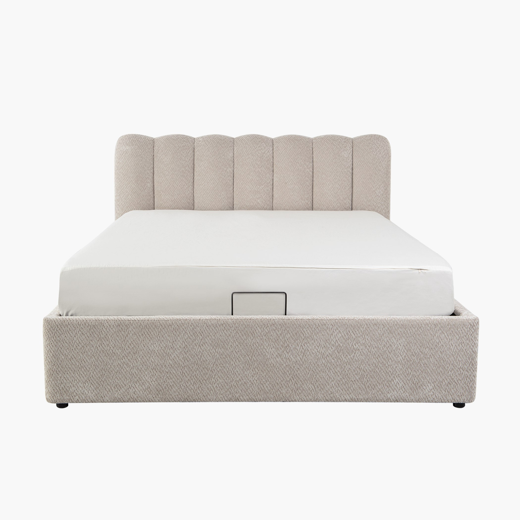 Hamburg Upholstered Hydraulic Storage Queen Bed - 160x200 cm-hbxbedroom-bedsandbedsets-beds-queen-image-7