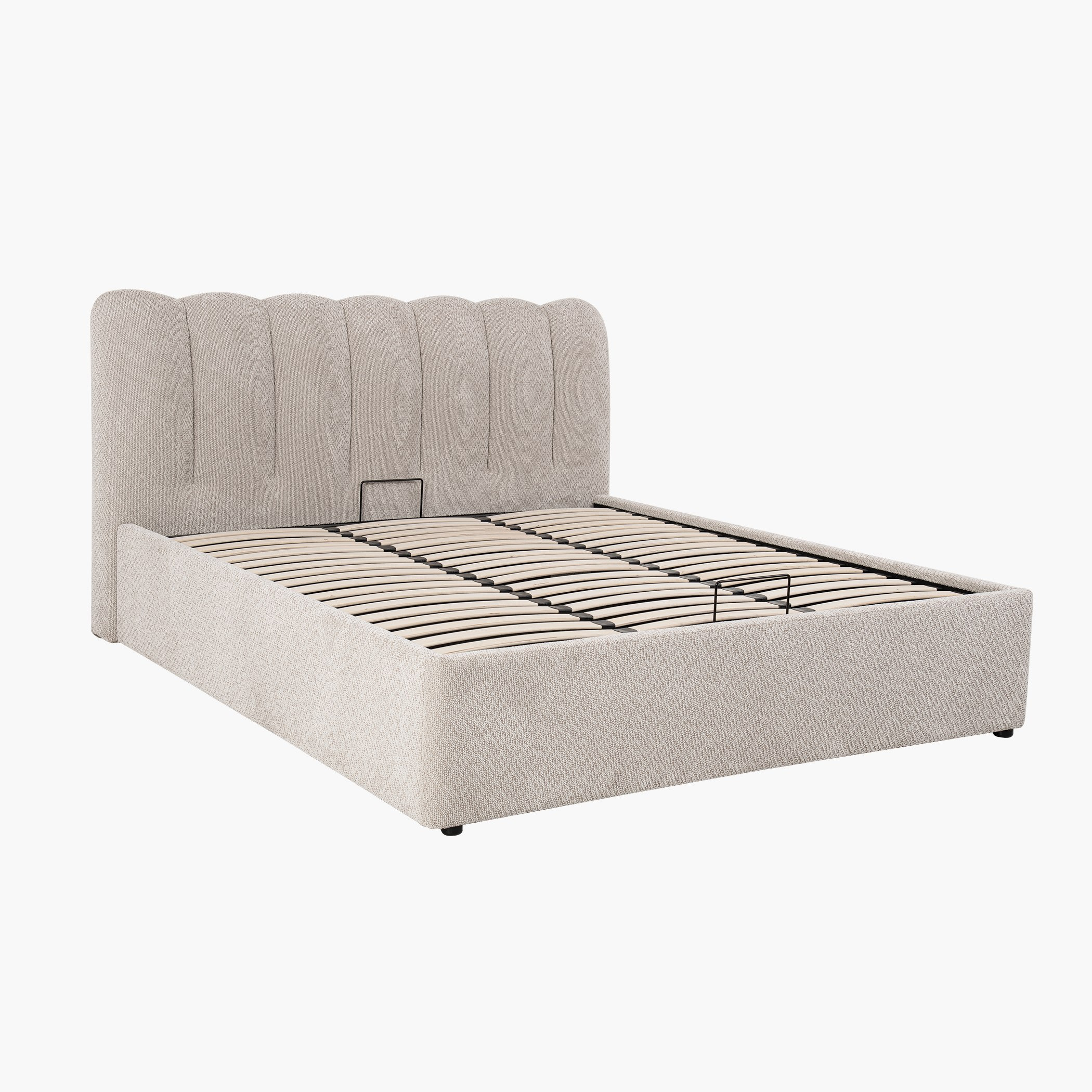 Hamburg Upholstered Hydraulic Storage King Bed - 180x200 cm-hbxfurniture-bedsandbedsets-beds-king-image-5