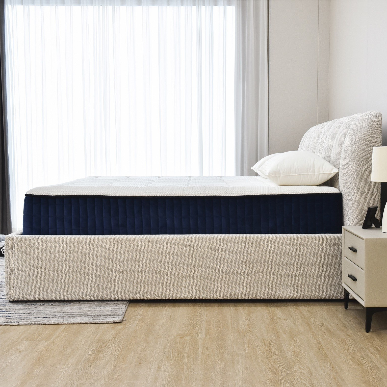 Hamburg Upholstered Super King Bed - 200x200 cm-hbxbedroom-bedsandbedsets-beds-superking-image-7