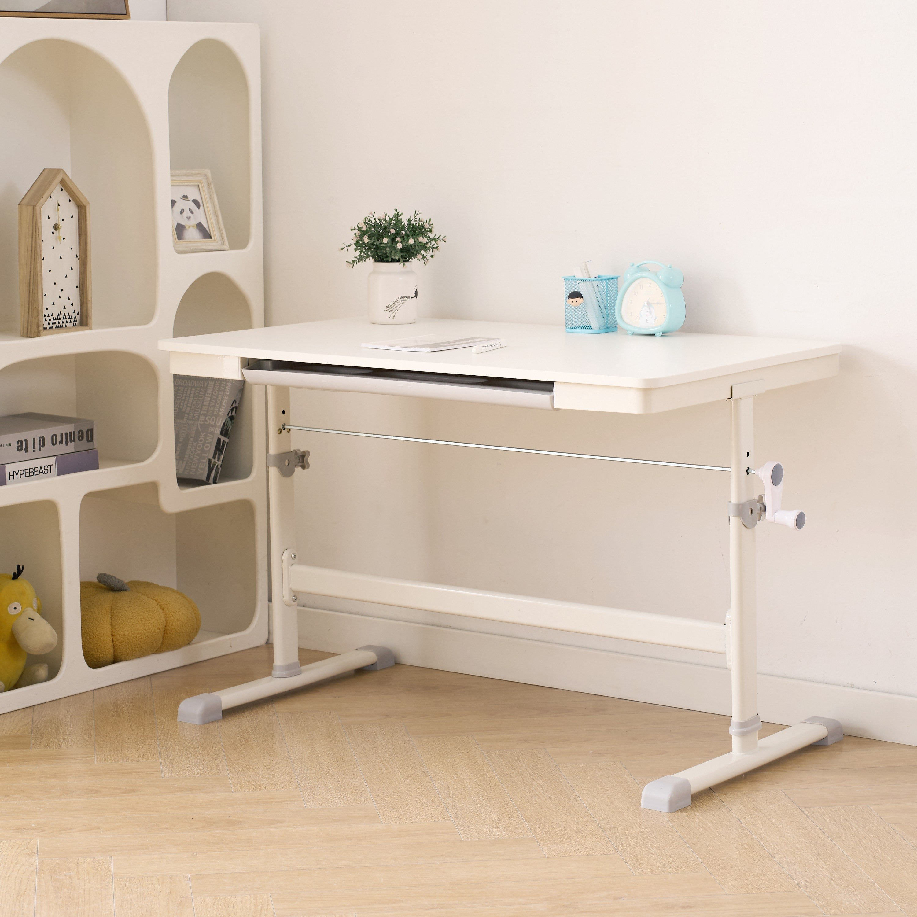 مكتب دراسة بارتفاع قابل للتعديل ودرج من ميلر-hbxfurniture-office-desks-image-1