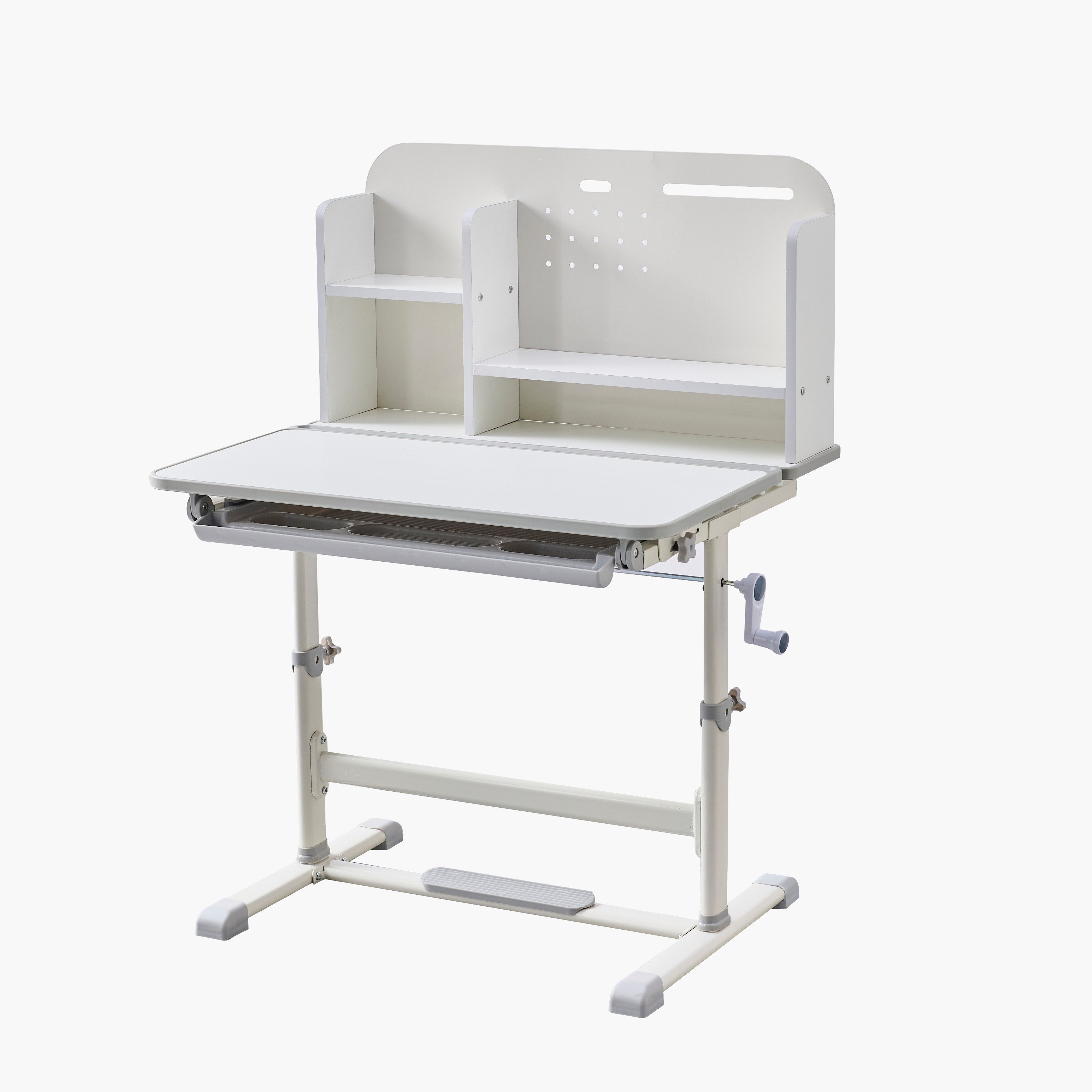مكتب دراسة بارتفاع قابل للتعديل مع خزانة من ميلر آيلت-hbxfurniture-office-desks-image-7