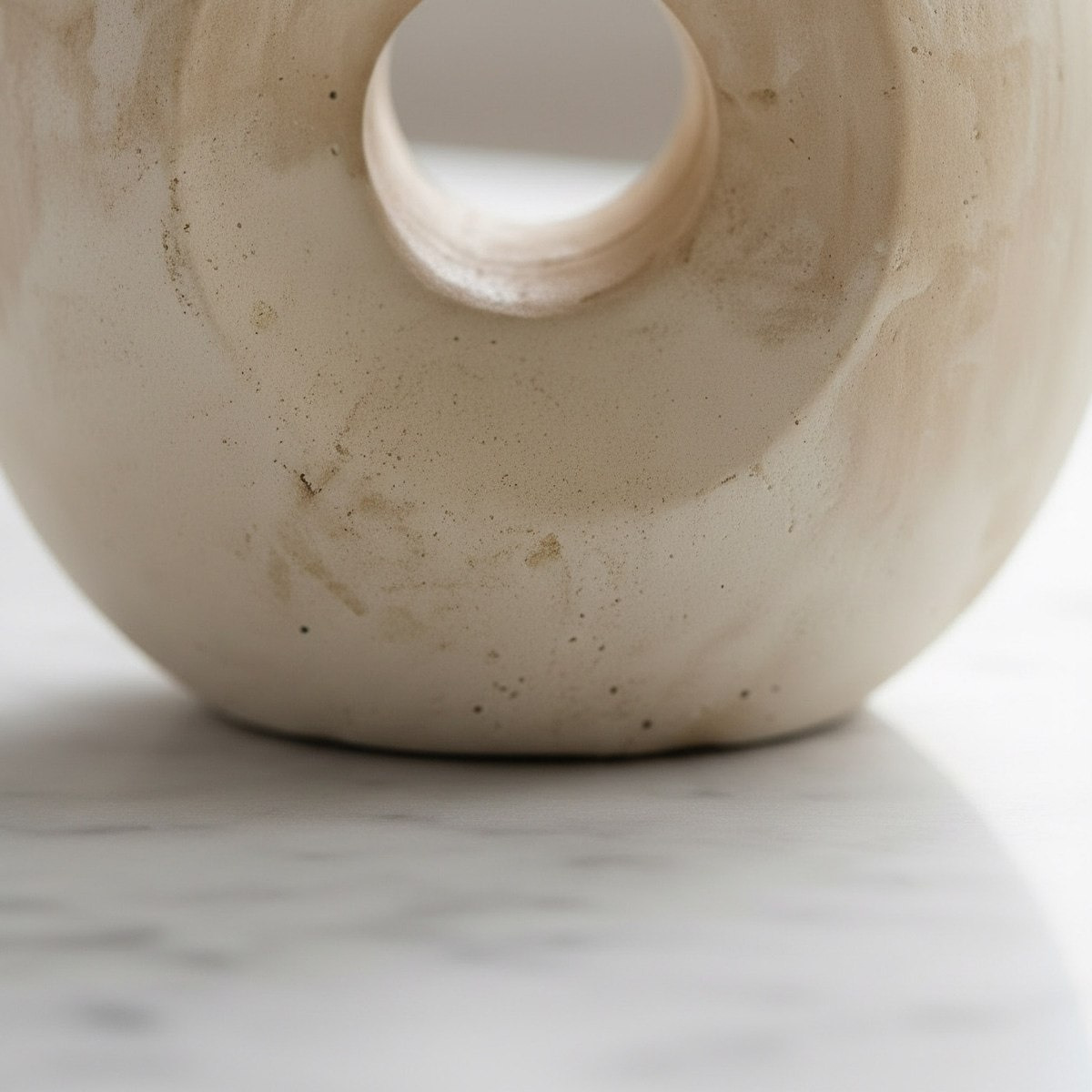 Fresco Ekla Decorative Cement Taper Candleholder - 10.5x8.5x10 cm-hbxlivingroom-decorandaccessories-candleholders-image-4