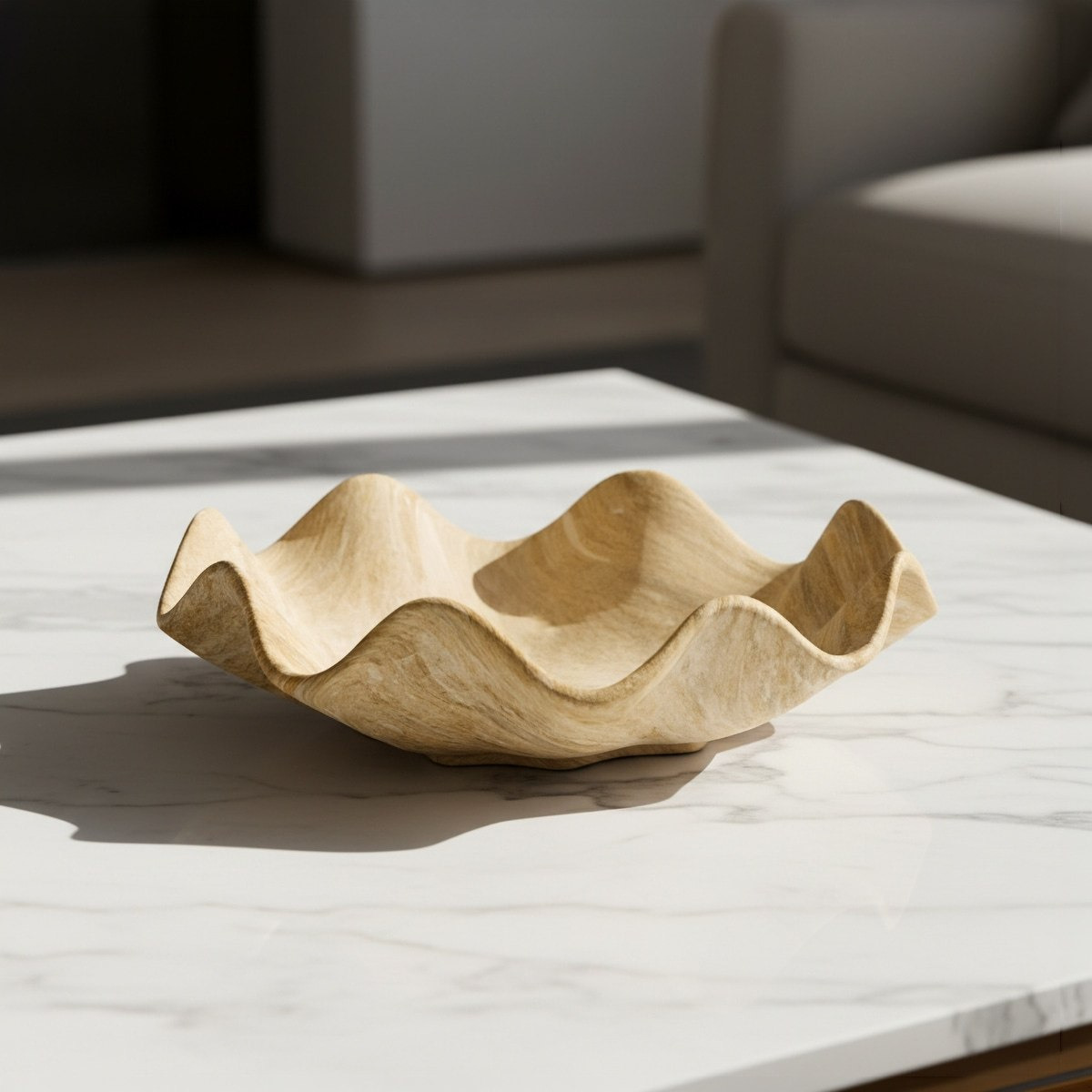 Fresco Ekla Decorative Ceramic Tray - 34x34x9 cm-hbxhomeware-hbxdecorandfurnishings-image-1