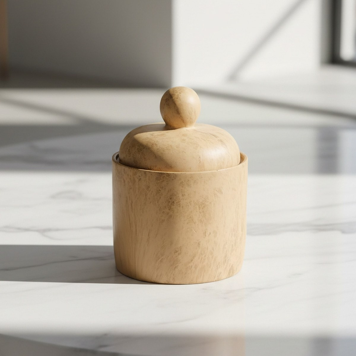 Fresco Ekla Decorative Resin Jar - 11.5x11.5x16 cm-hbxbedroom-decorandaccessories-vases-image-1