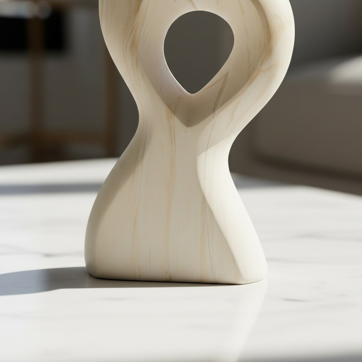Fresco Ekla Decorative Resin Taper Candle Holder - 11.5x4.5x21 cm-hbxlivingroom-decorandaccessories-candleholders-image-4
