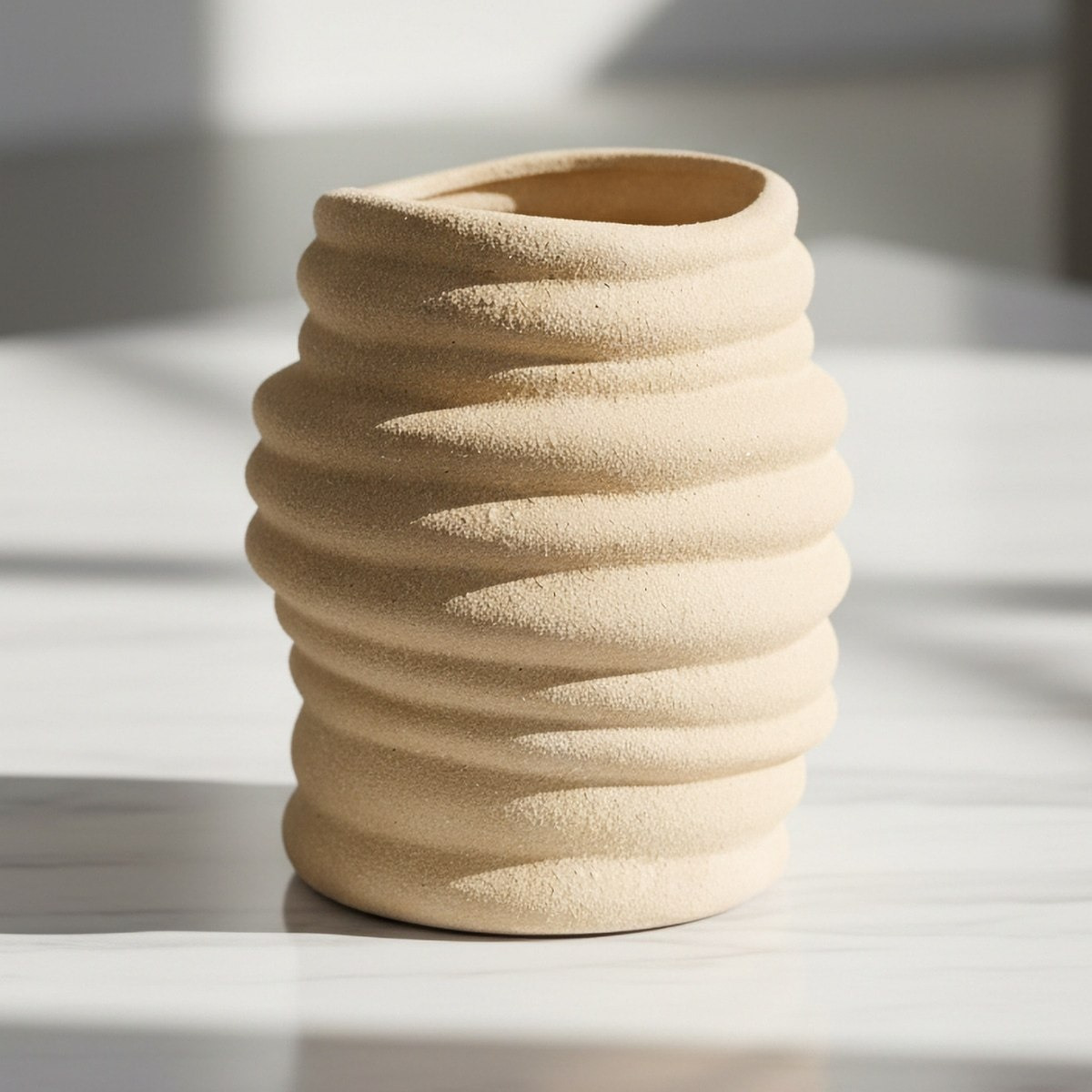Fresco Nellie Decorative Ceramic Vase - 15.6x15.6x18.3 cm-hbxbedroom-decorandaccessories-vases-image-1
