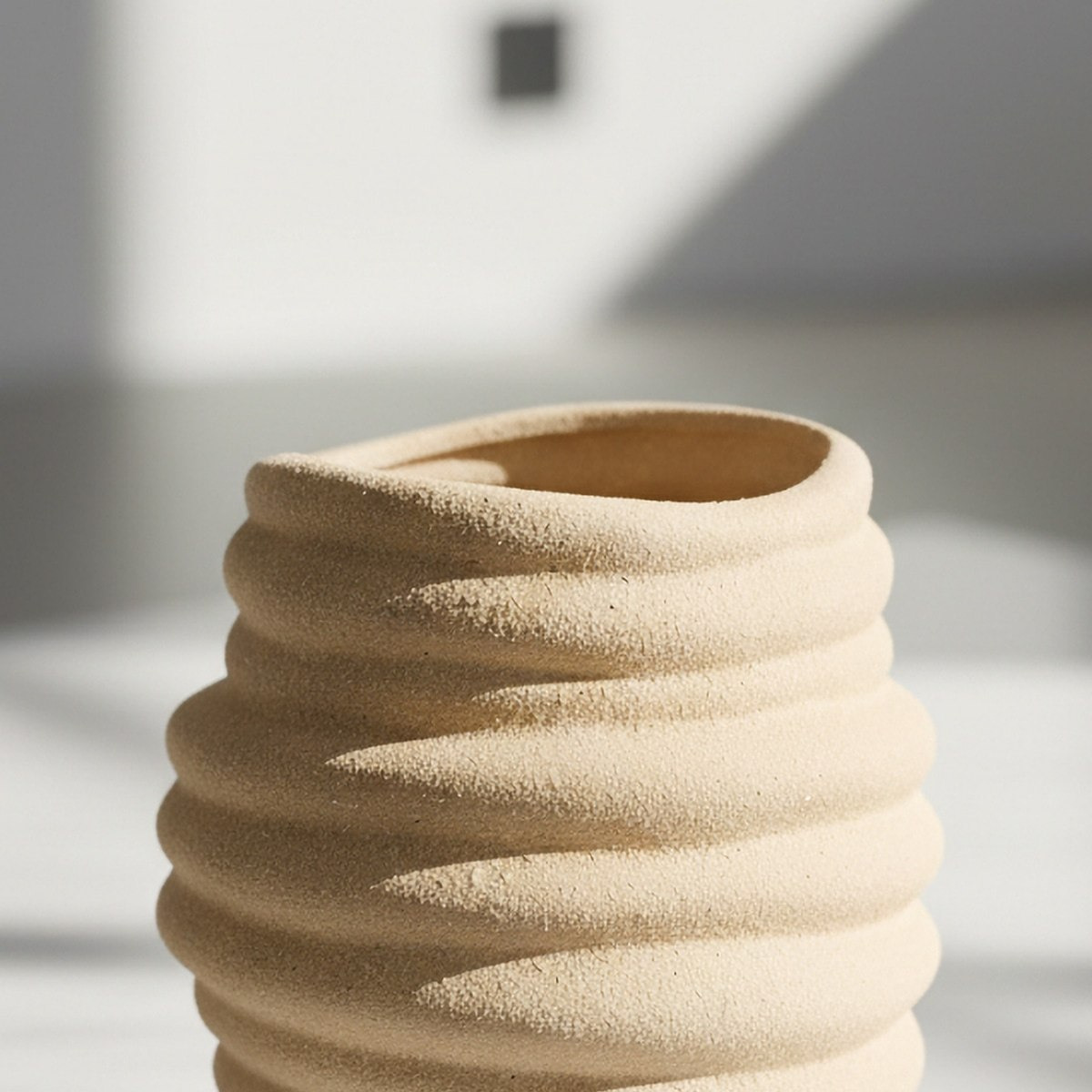 Fresco Nellie Decorative Ceramic Vase - 15.6x15.6x18.3 cm-hbxbedroom-decorandaccessories-vases-image-2