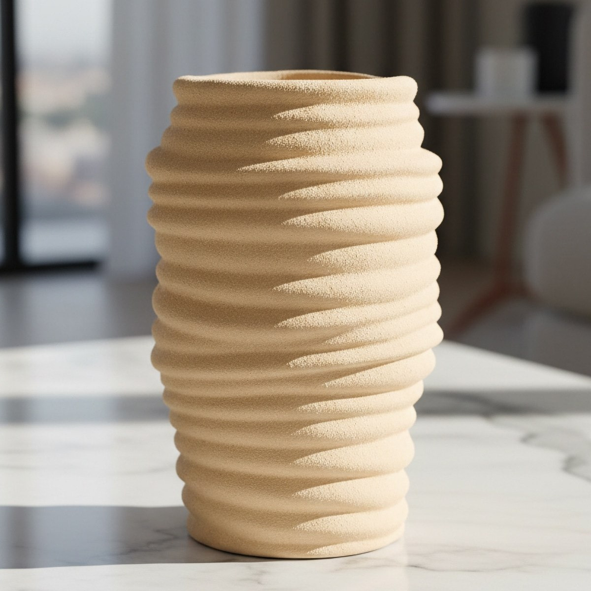 Fresco-Nellie Decorative Ceramic Vase - 15.5x15.5x26 cm-hbxbedroom-decorandaccessories-vases-image-1