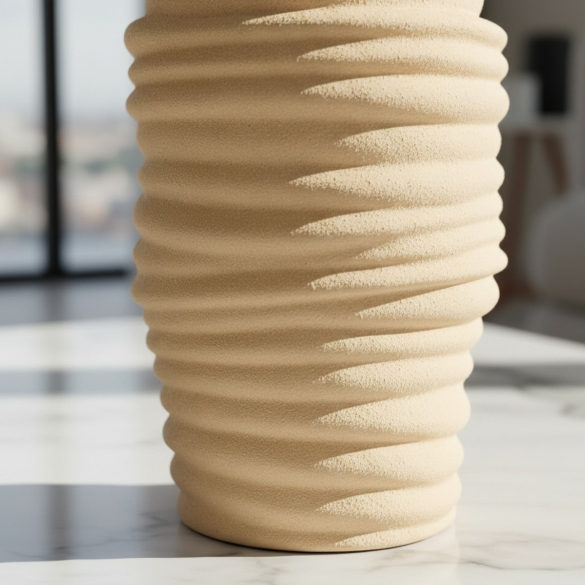 Fresco-Nellie Decorative Ceramic Vase - 15.5x15.5x26 cm-hbxbedroom-decorandaccessories-vases-image-3