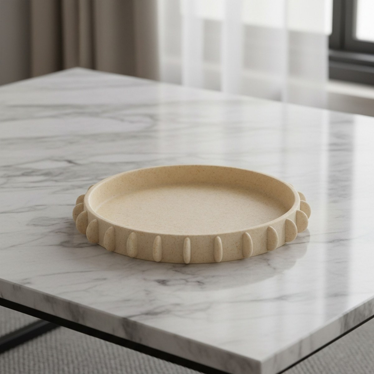 Fresco Idris Decorative Resin Tray - 30.5 x 30.5 x 3.5 cm-hbxhomeware-hbxdecorandfurnishings-image-1