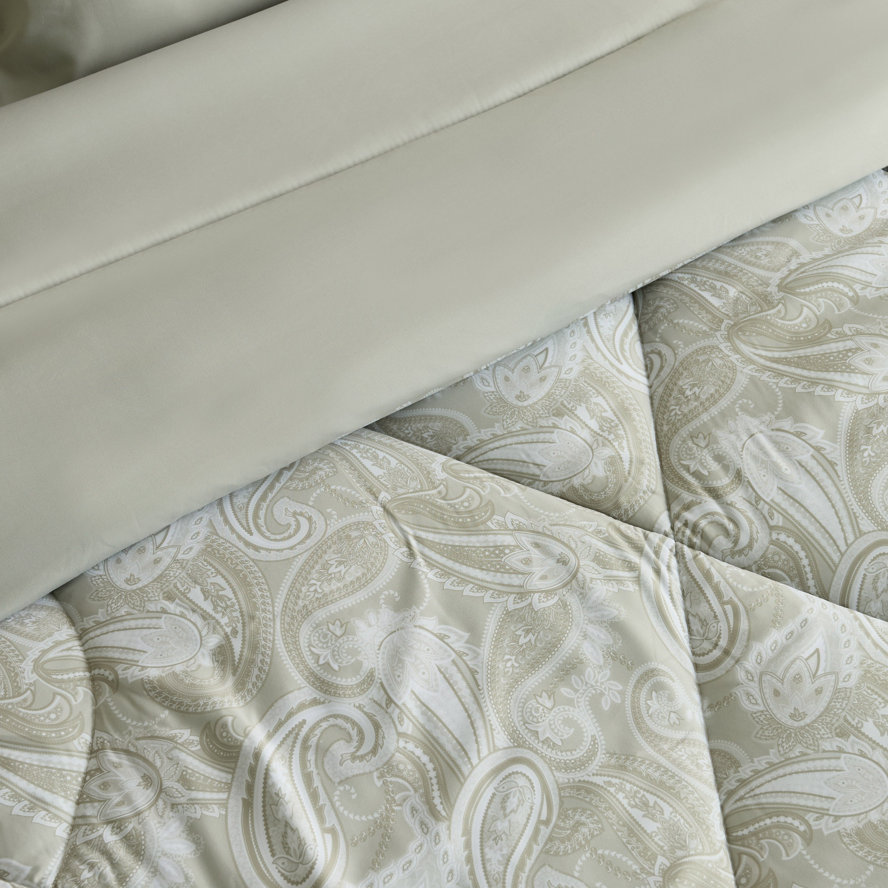 Hampton 6-Piece Microfiber Paisley Print BIAB Twin Comforter Set - 160x240 cm-hbxhomeware-hbxbedroom-image-4