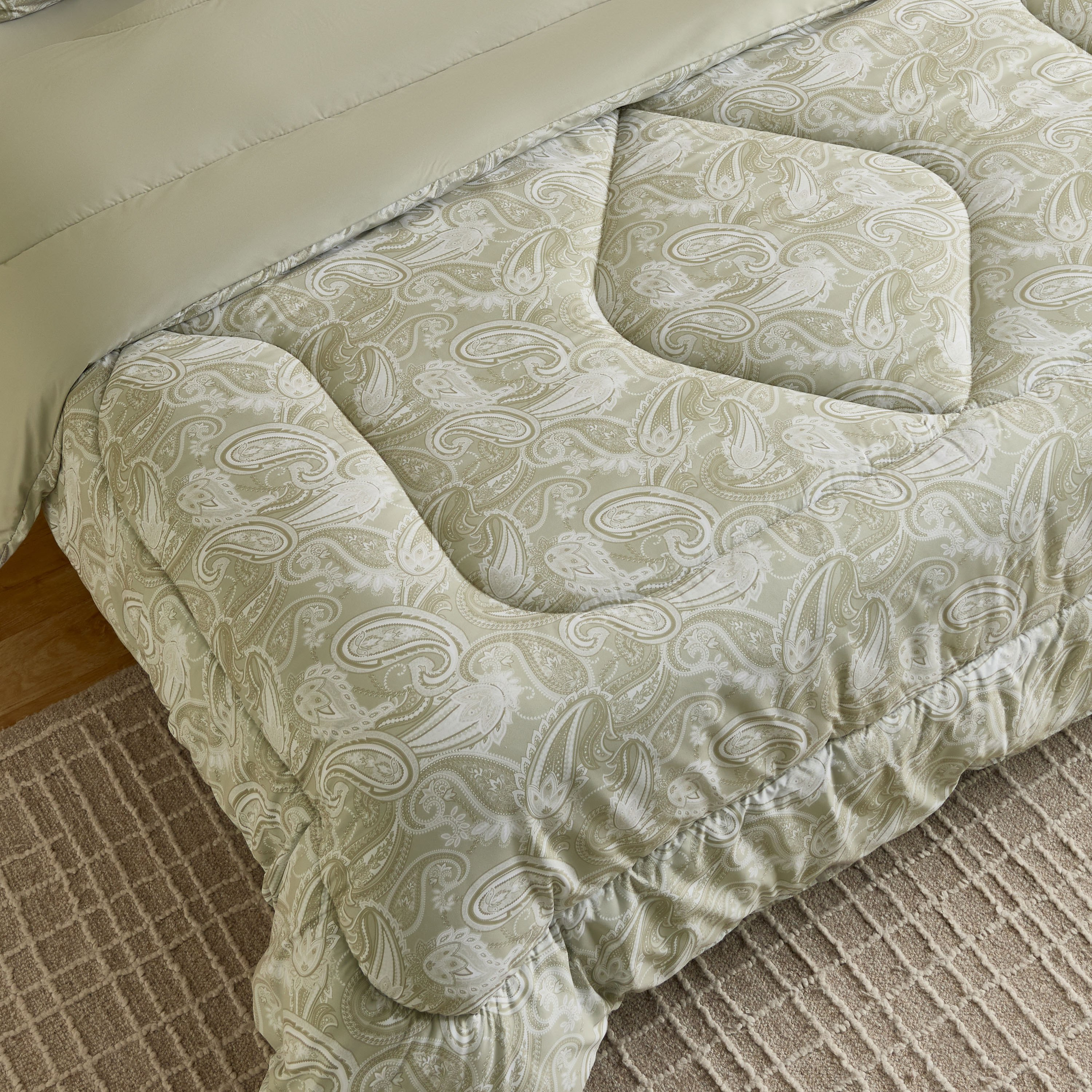 Hampton Paisley Microfiber Printed BIAB 6-Piece King Comforter Set - 220x240 cm-hbxhomeware-hbxbedroom-image-3