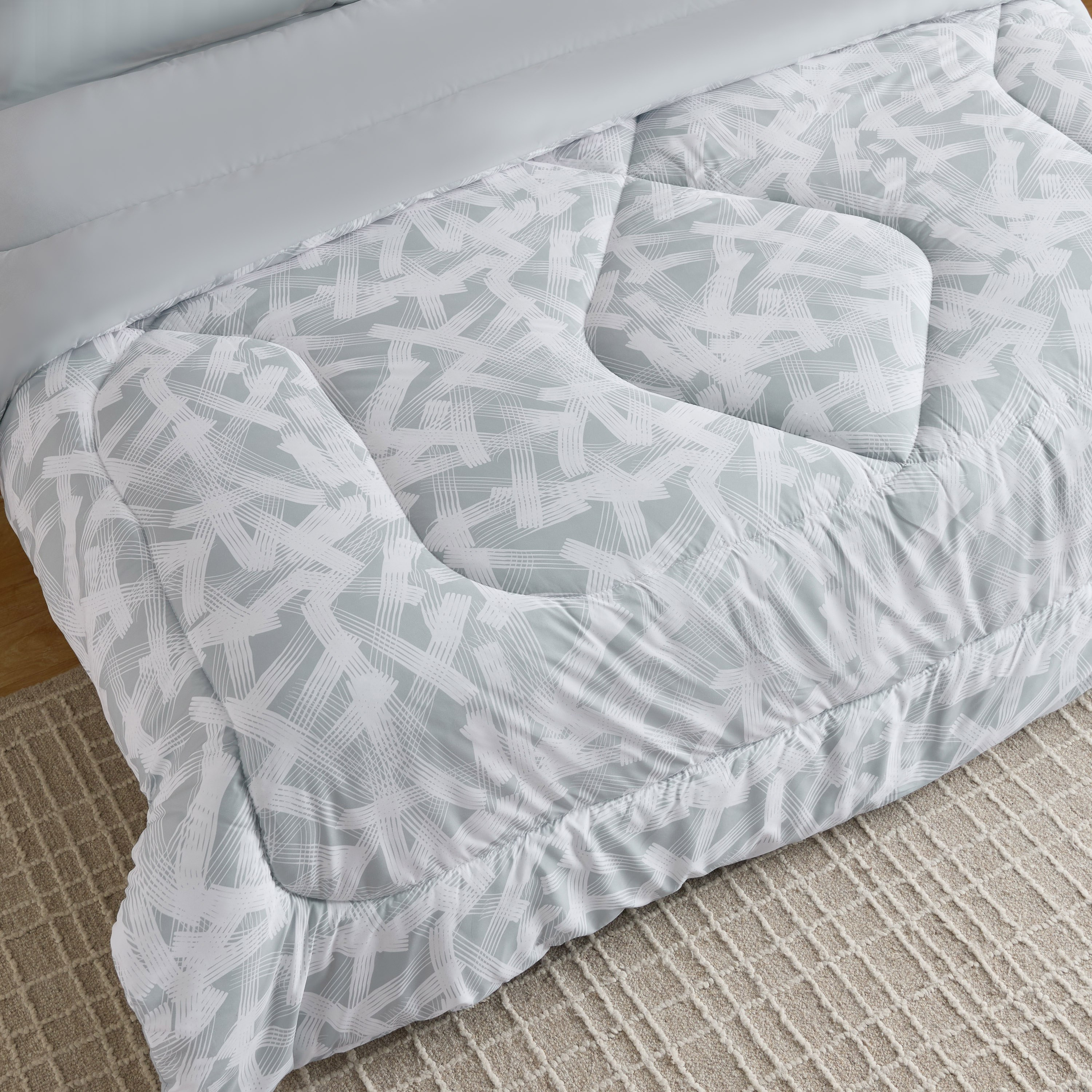 Hampton 6-Piece Overlay Microfiber Printed BIAB King Comforter Set - 220x240 cm-hbxhomeware-hbxbedroom-image-3