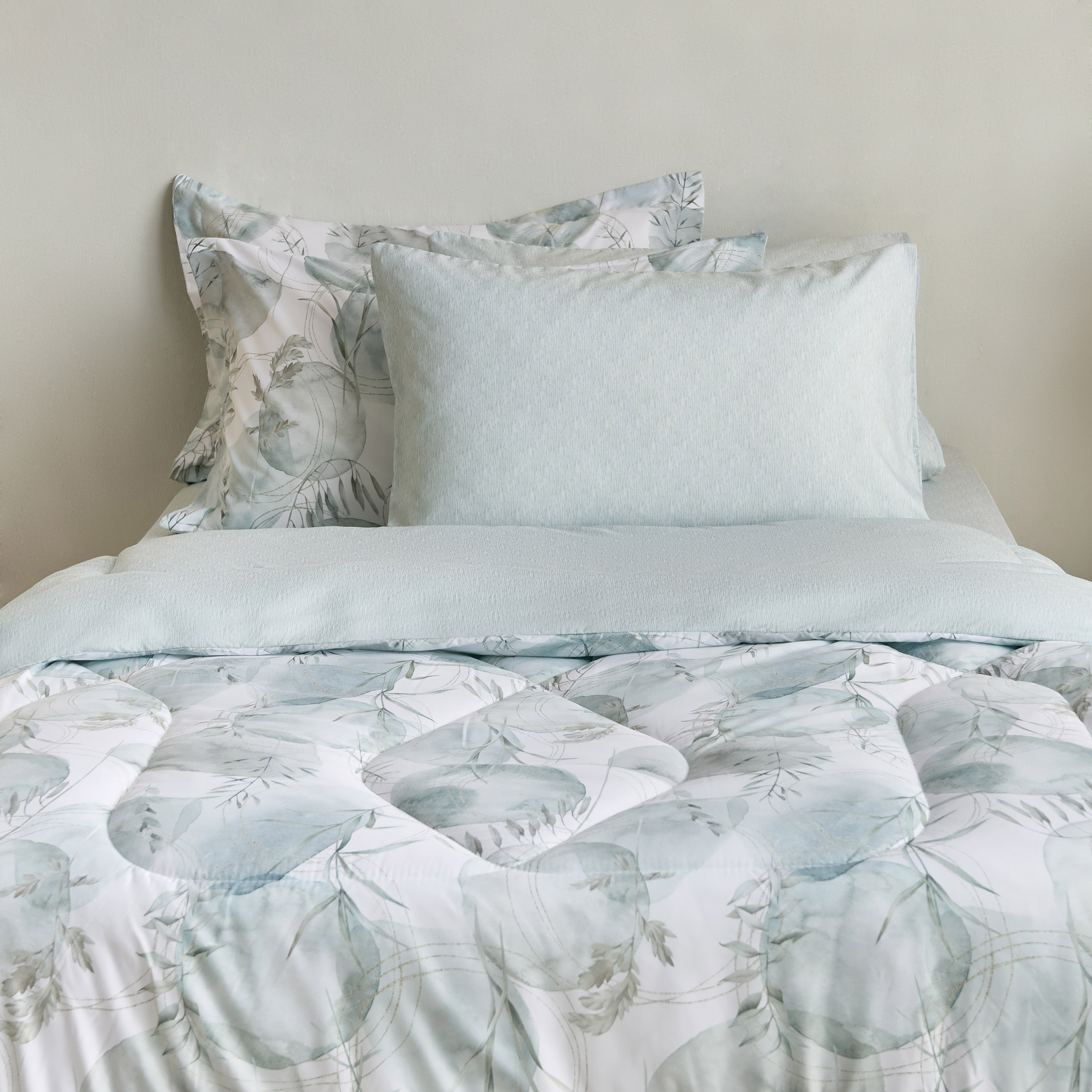 Hampton 6-Piece Mistleaf Microfiber Printed BIAB Twin Comforter Set - 160x240 cm-hbxhomeware-hbxbedroom-image-2