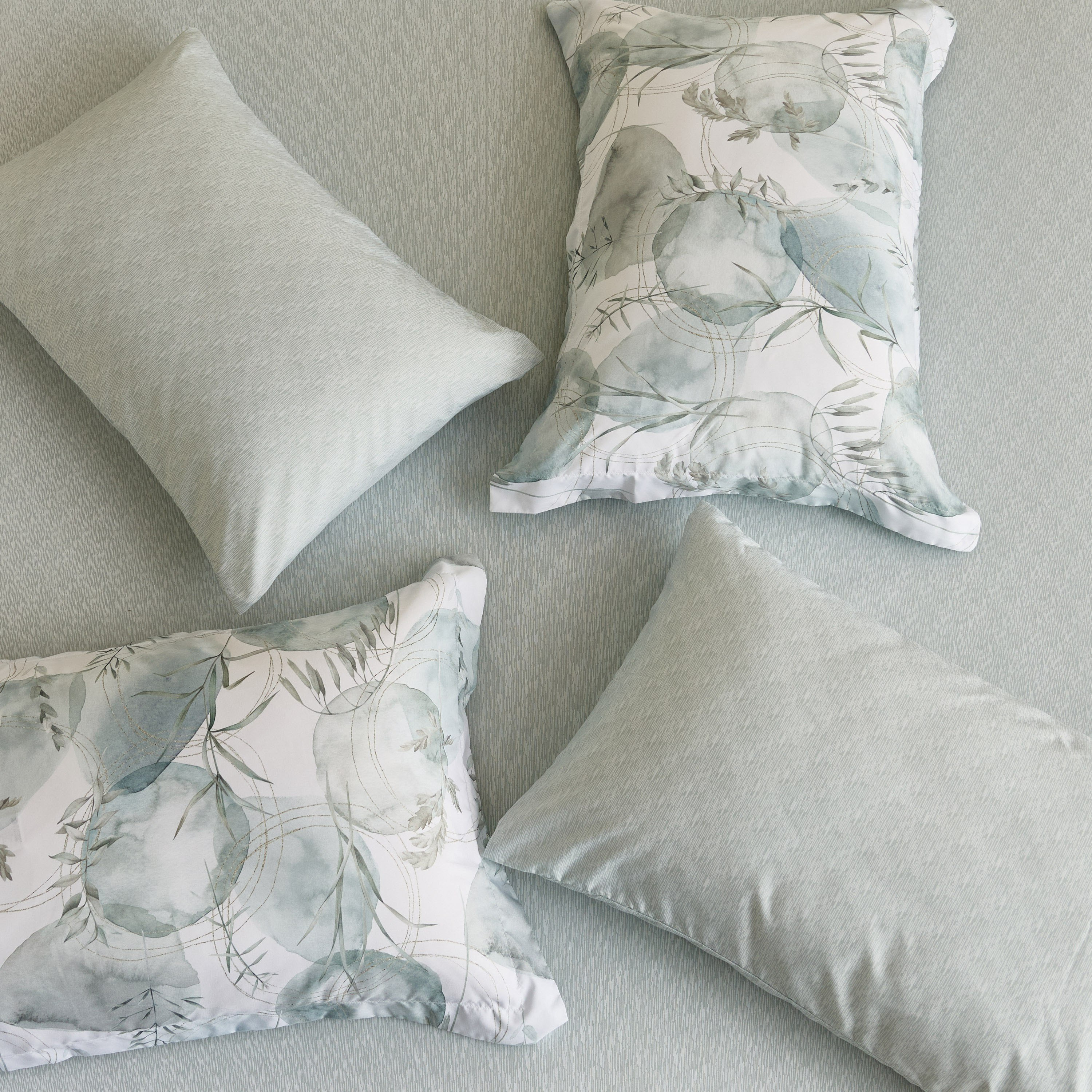 Hampton Mistleaf Microfiber Printed 6-Piece Super King BIAB Comforter Set - 240x260 cm-hbxhomeware-hbxbedroom-image-5