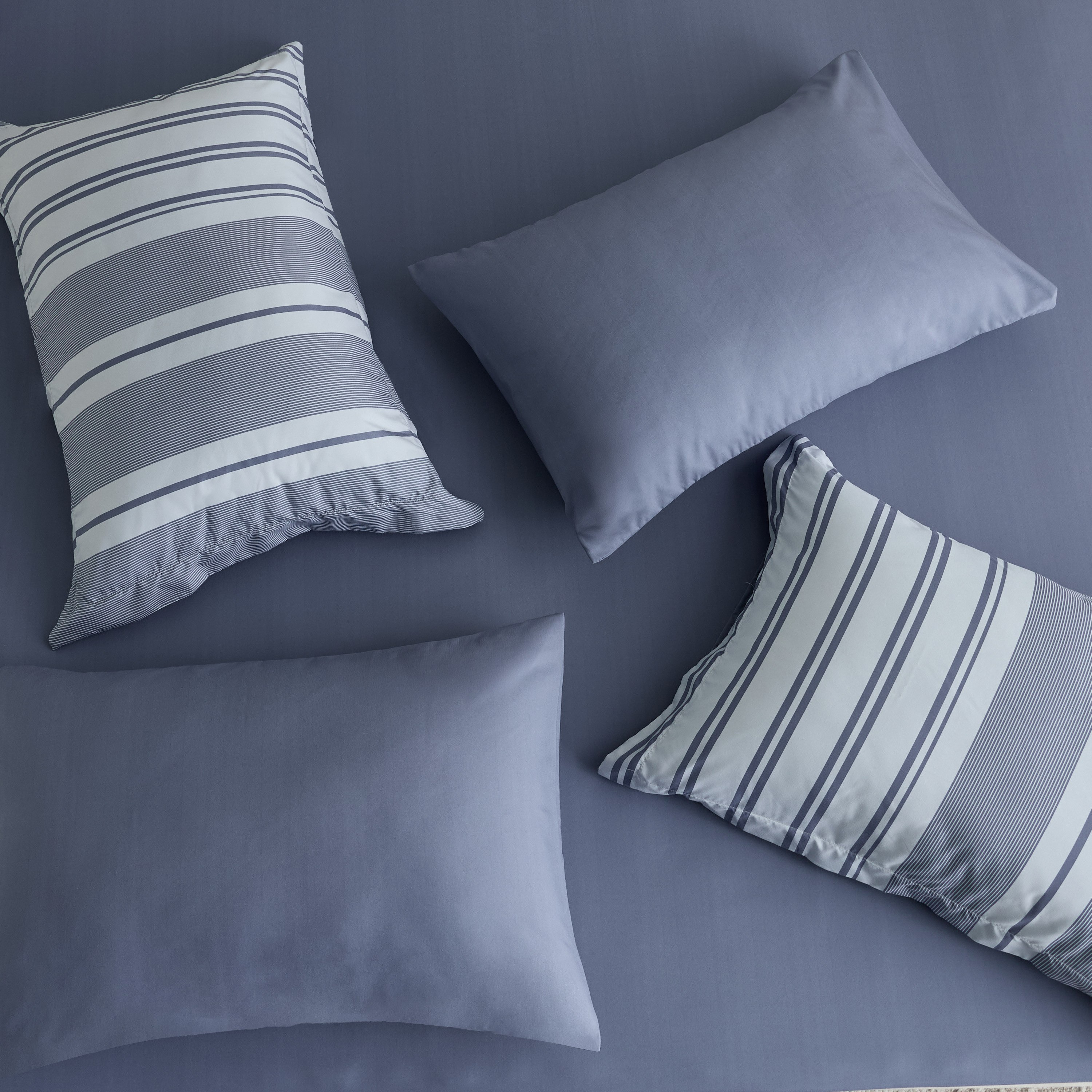 طقم لحاف ألياف دقيقة مقاس كينج مقلم 6 قطع بطبعات من هامبتون - 220x240 سم-hbxhomeware-hbxbedroom-image-5