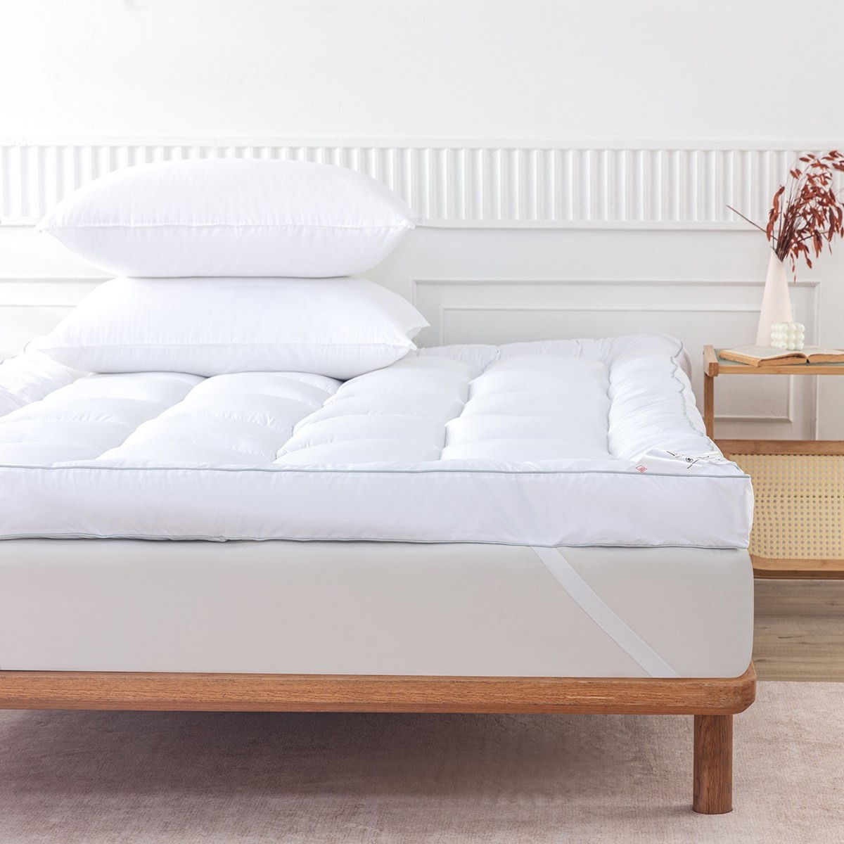Dormira MicroFresh Soft Microfibre King Extra Loft Topper - 180x200+12 cm-hbxhomeware-hbxbedroom-image-3