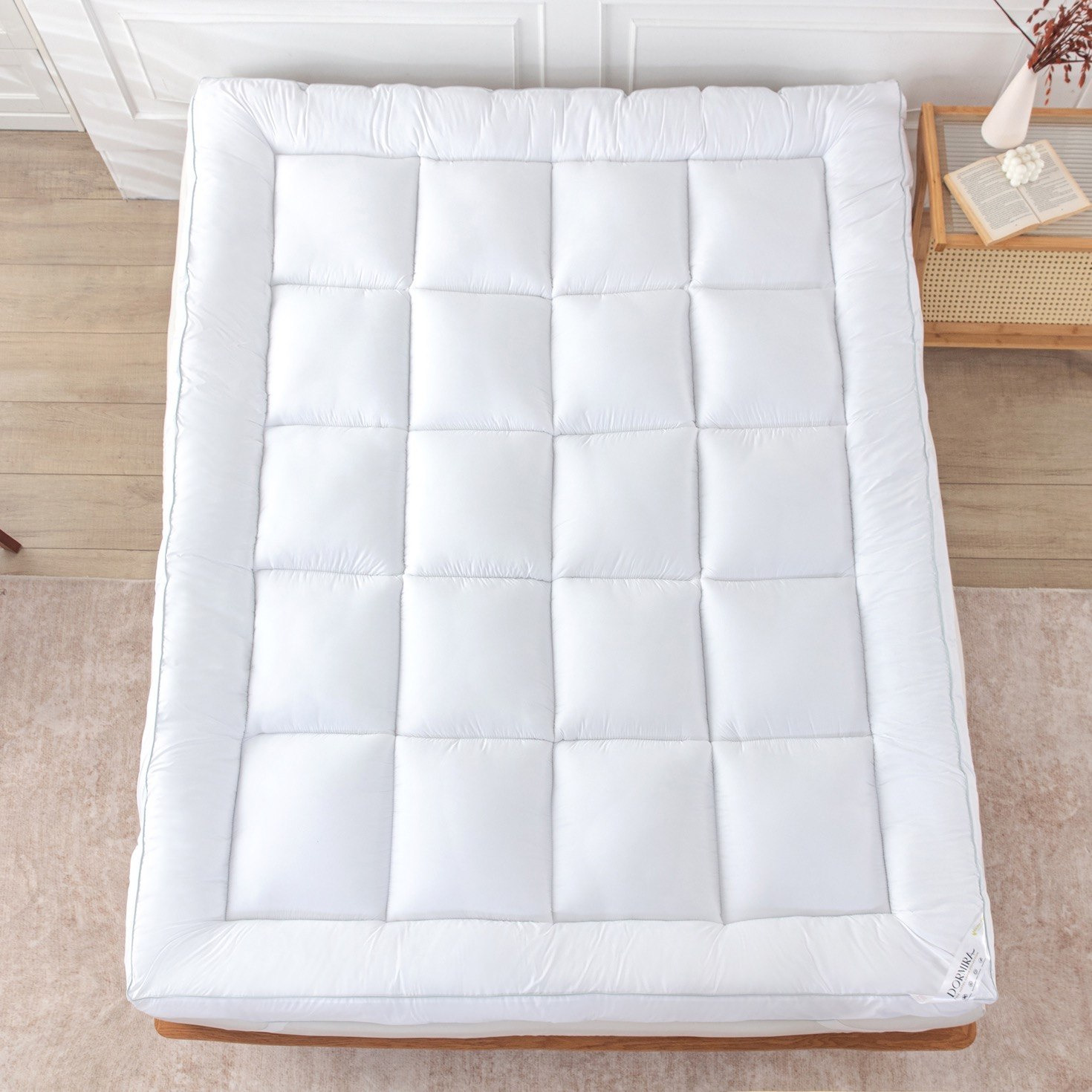 Dormira MicroFresh Soft Microfibre King Extra Loft Topper - 180x200+12 cm-hbxhomeware-hbxbedroom-image-5