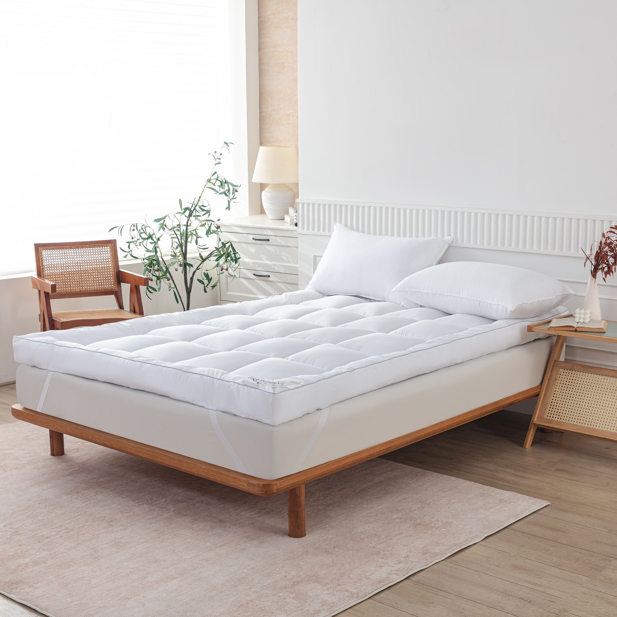 Dormira MicroFresh Soft Microfibre Super King Extra Loft Topper - 200x200+12 cm-hbxhomeware-hbxbedroom-image-1