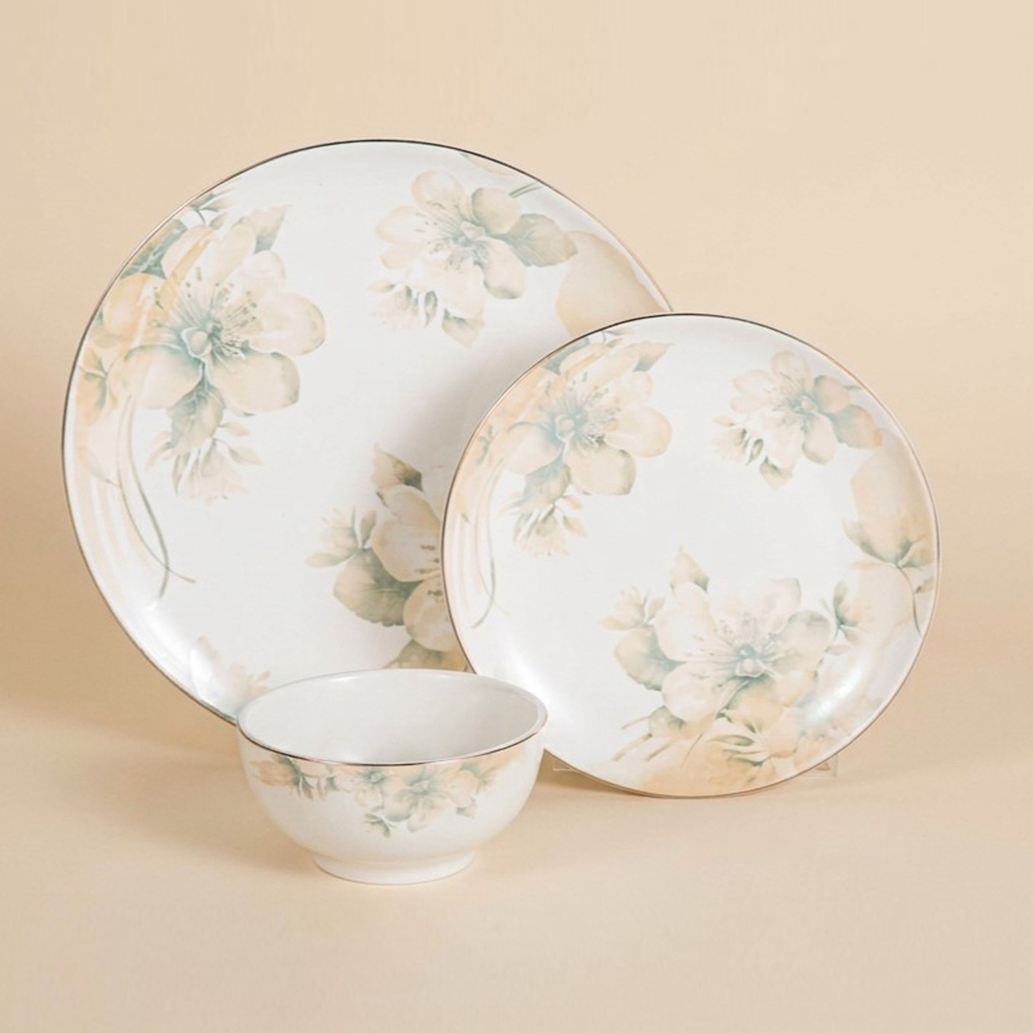 طقم عشاء 18 قطعة غاردن بلوم من بريميا - يخدم 6-hbxdiningroom-tabletop-dinnersets-image-1